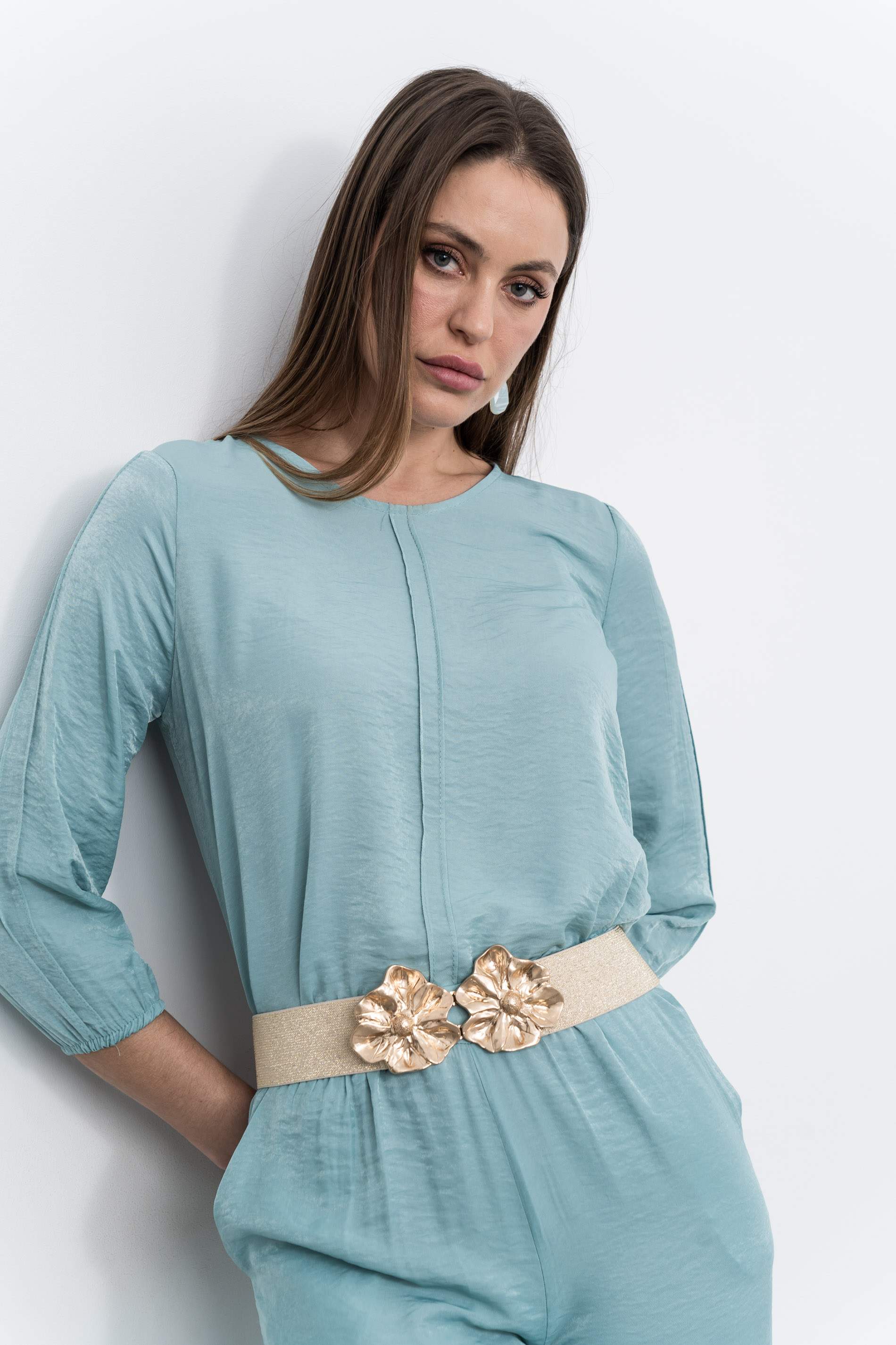 BLUSA NERVIO DECORATIVO AGUA