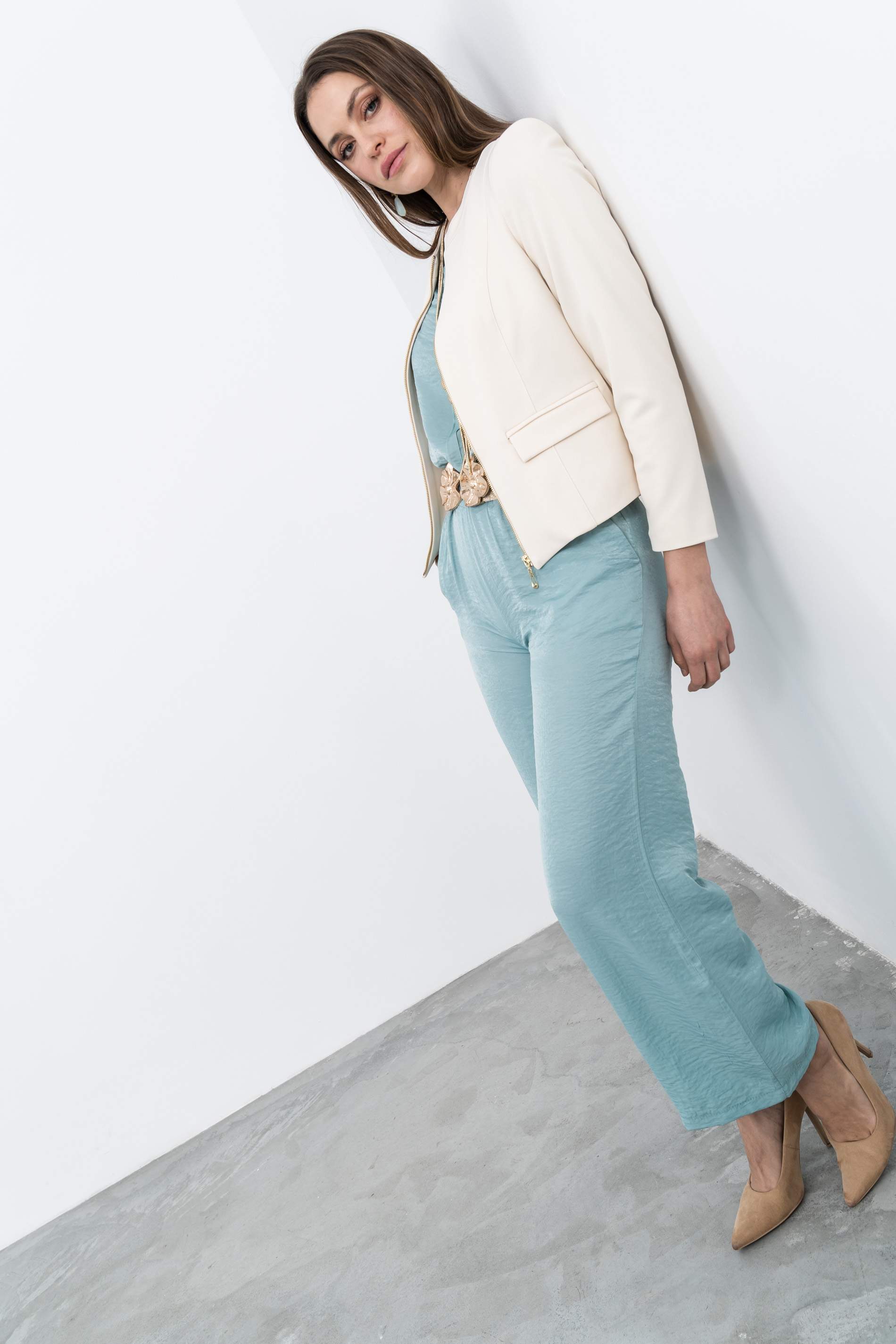 BLUSA NERVIO DECORATIVO AGUA