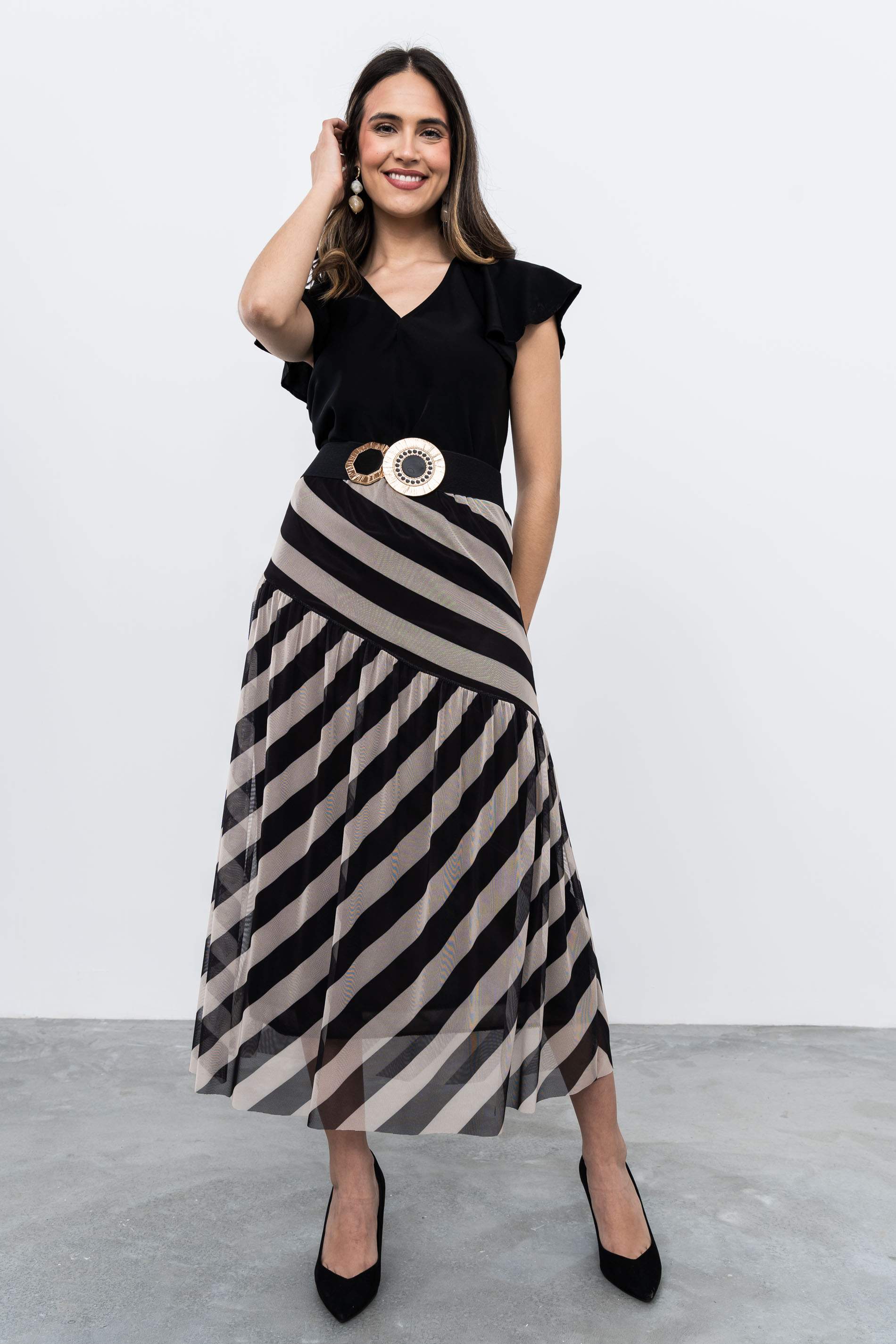 BLUSA PICO MANGA CAPAS