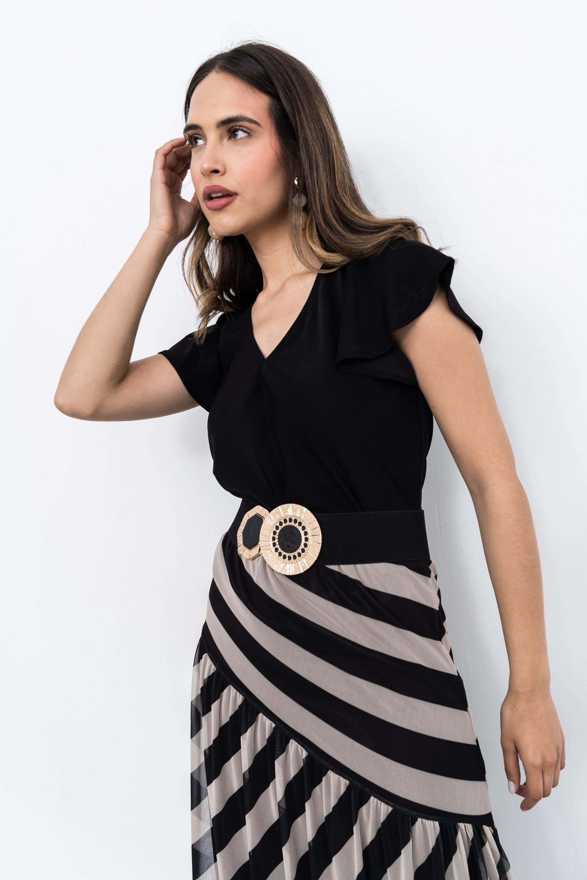 BLUSA PICO MANGA CAPAS