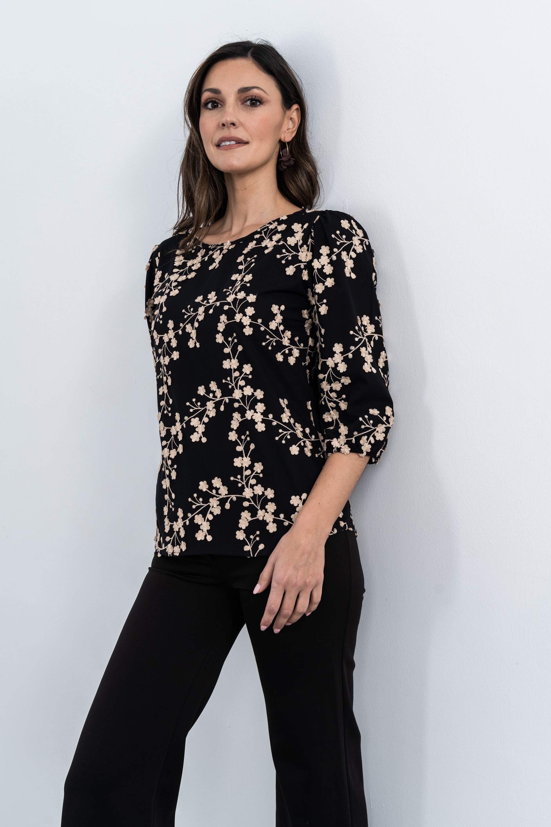 PANTALÓN RECTO NEGRO