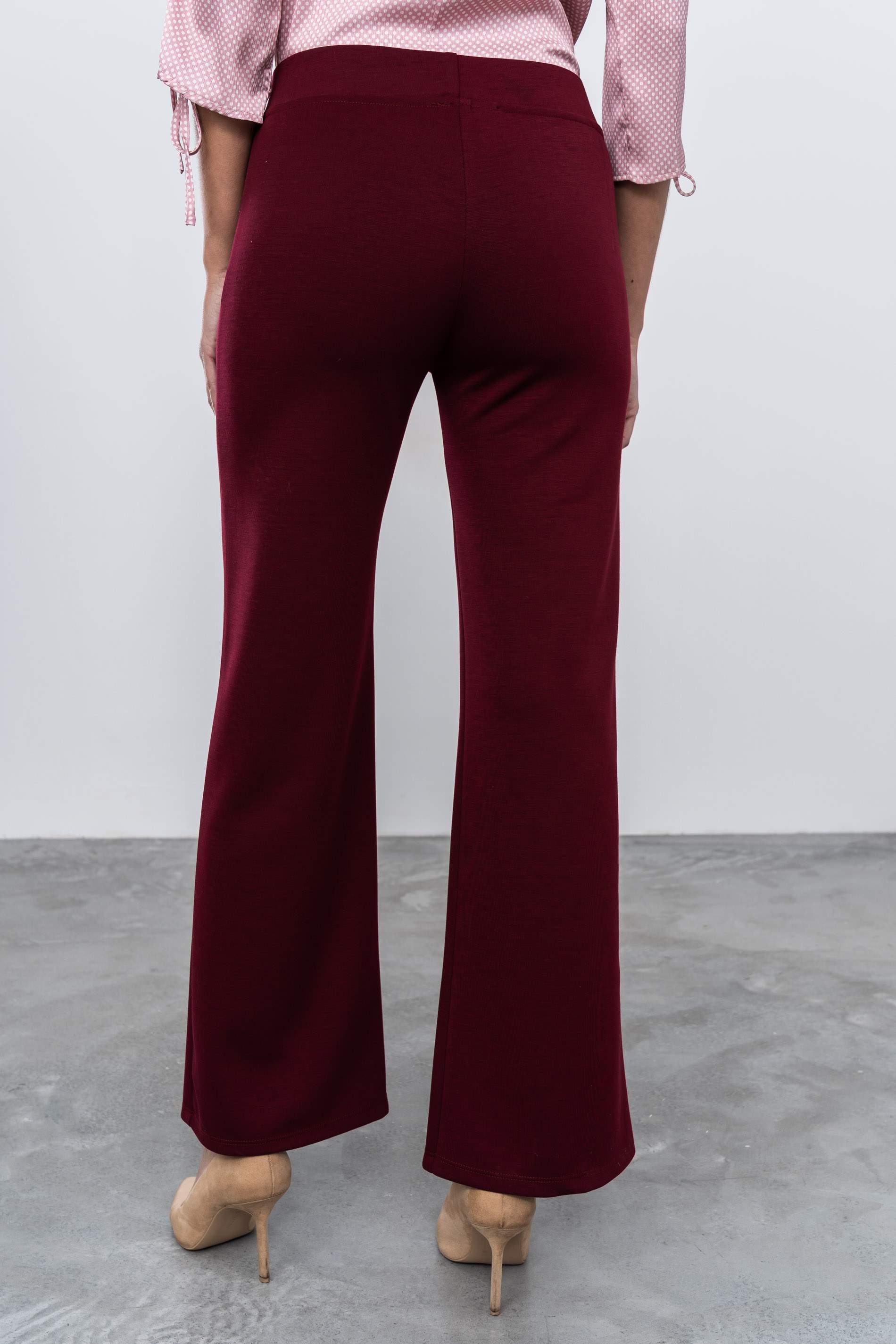 PANTALÓN RECTO BURDEOS