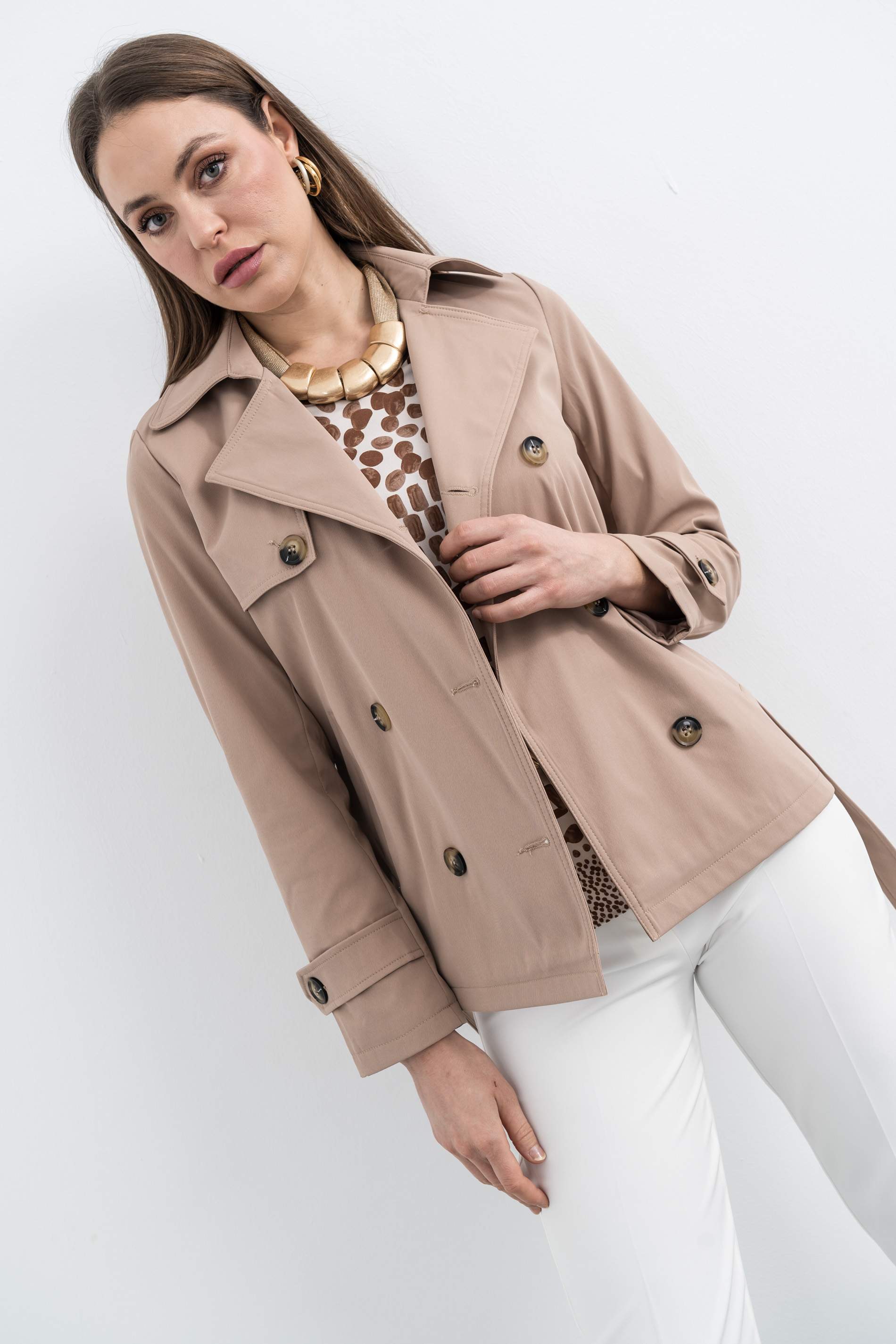 TRENCH CINTURÓN CAMEL