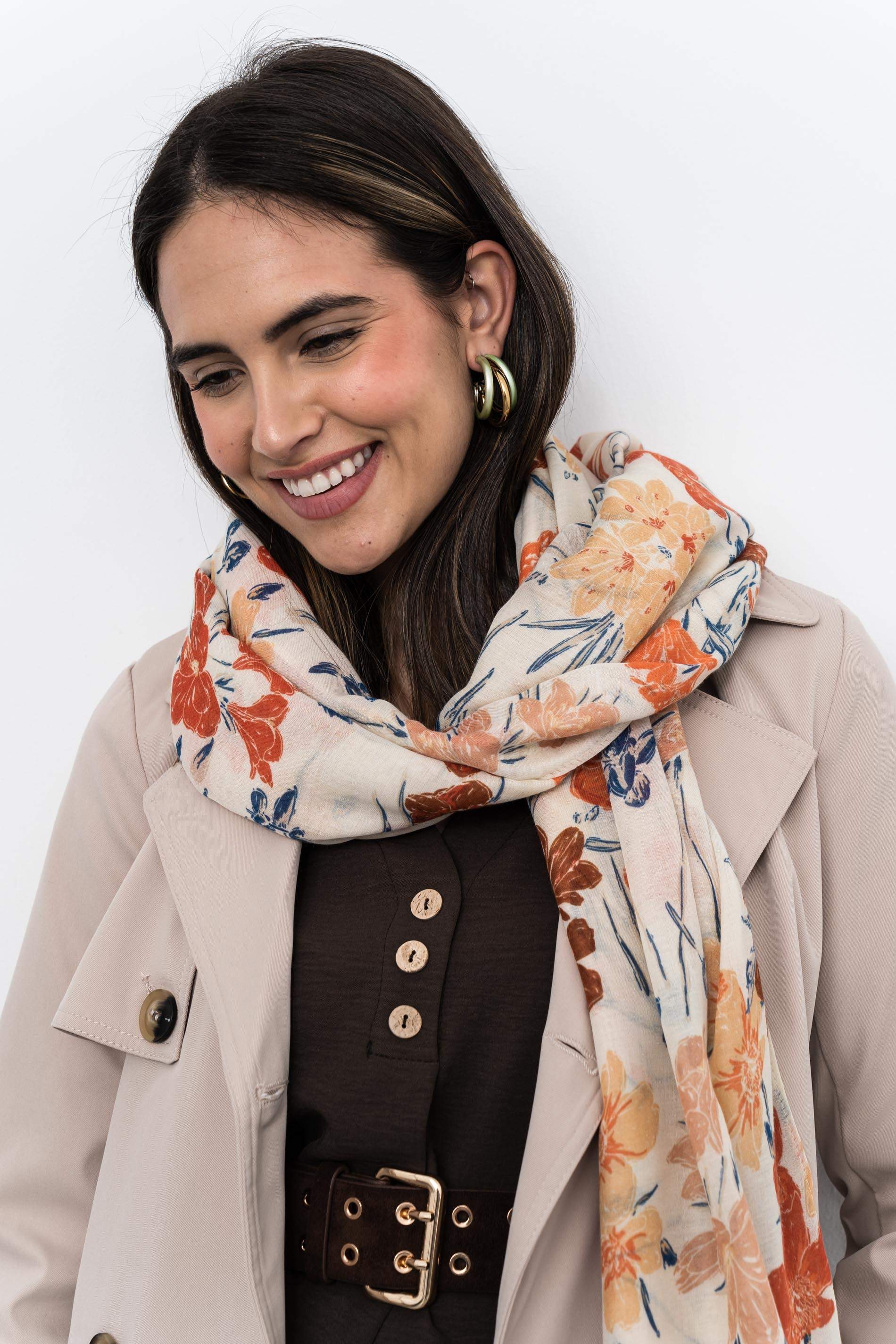 TRENCH CINTURÓN BEIGE