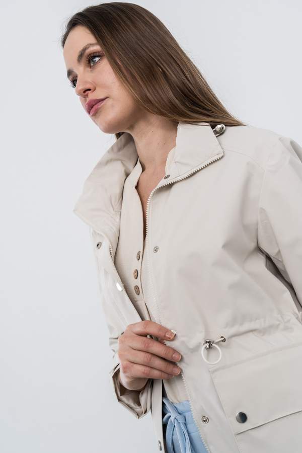 CORTAVIENTOS BOLSILLOS BEIGE