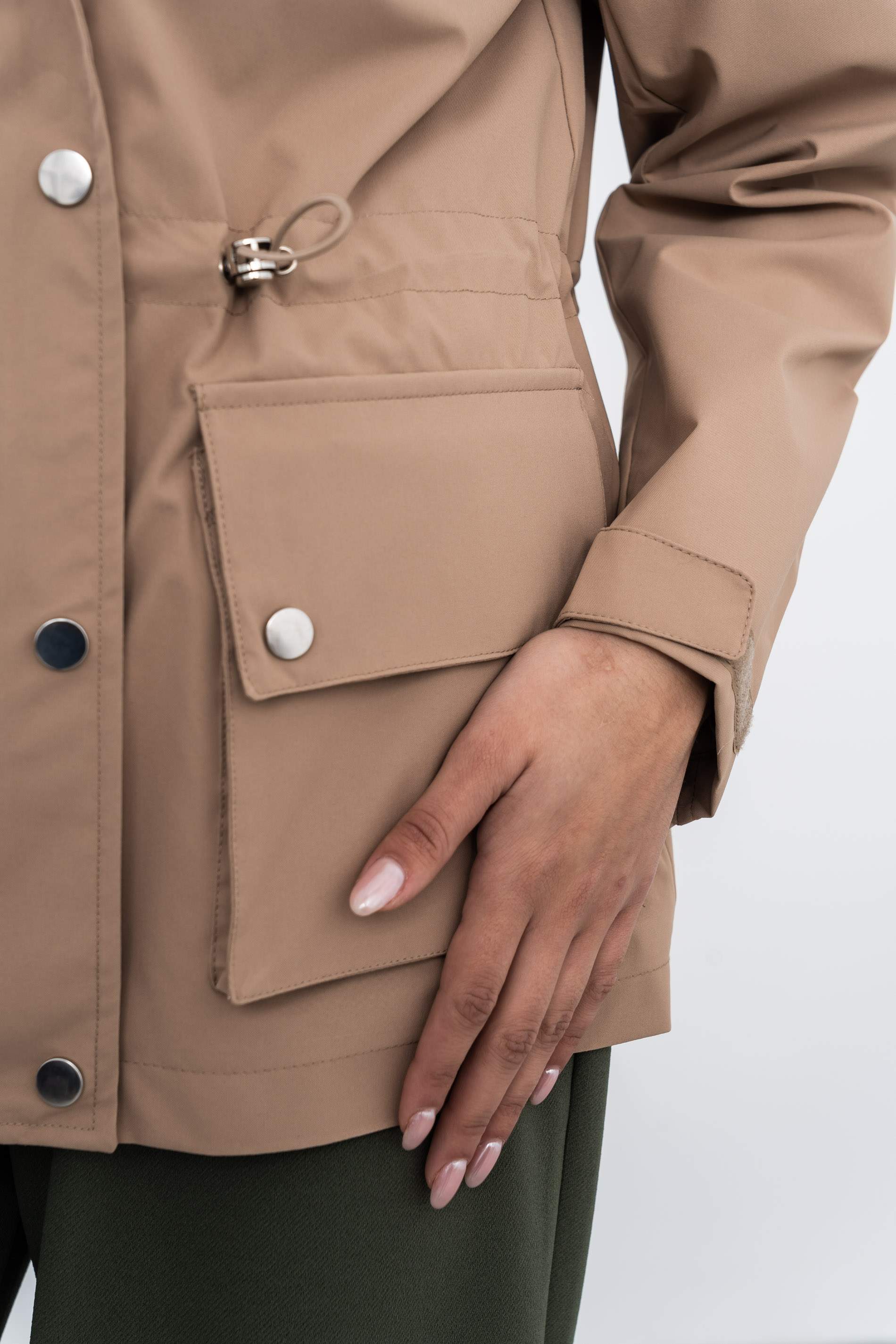 CORTAVIENTOS BOLSILLOS CAMEL