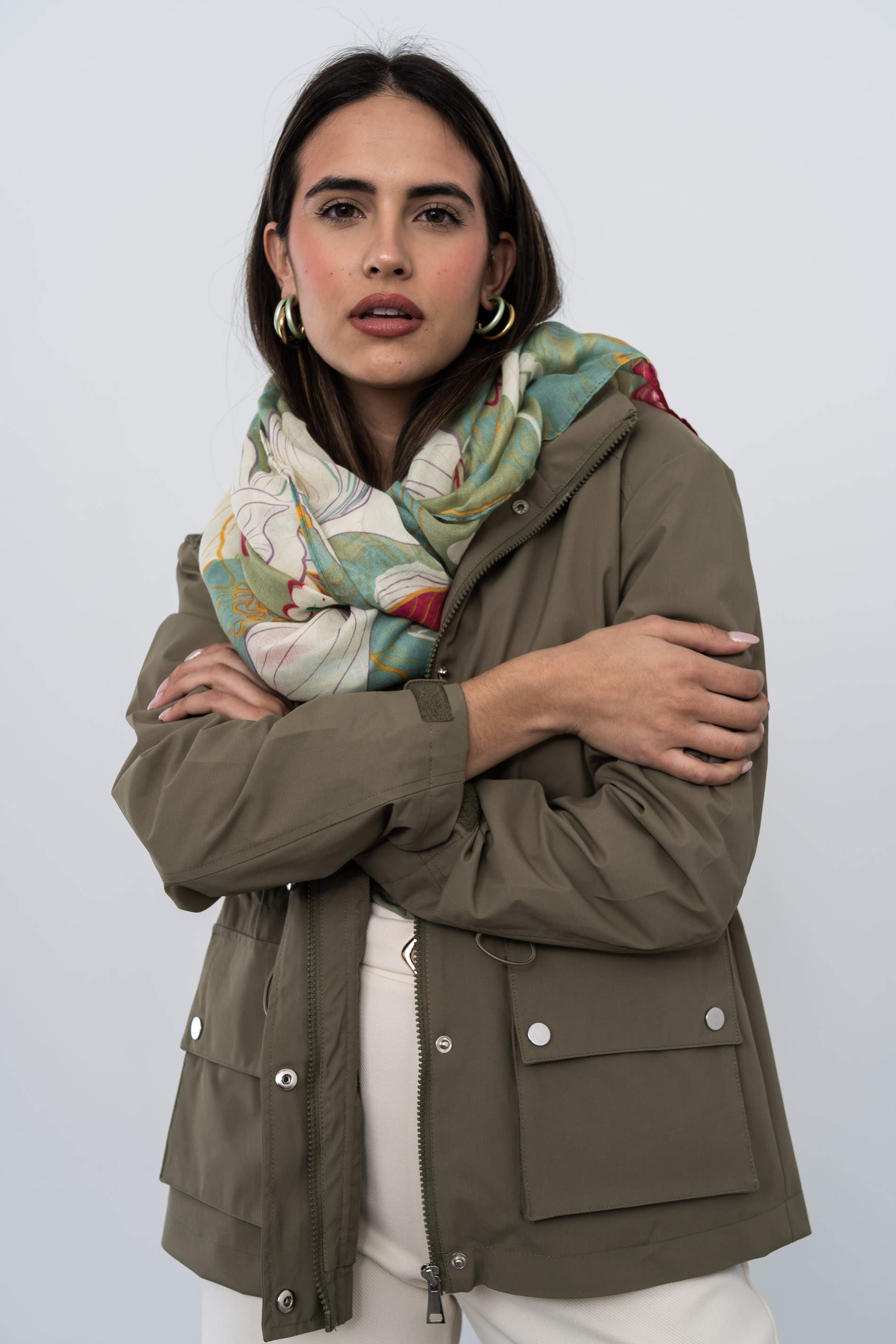 CORTAVIENTOS BOLSILLOS KAKI