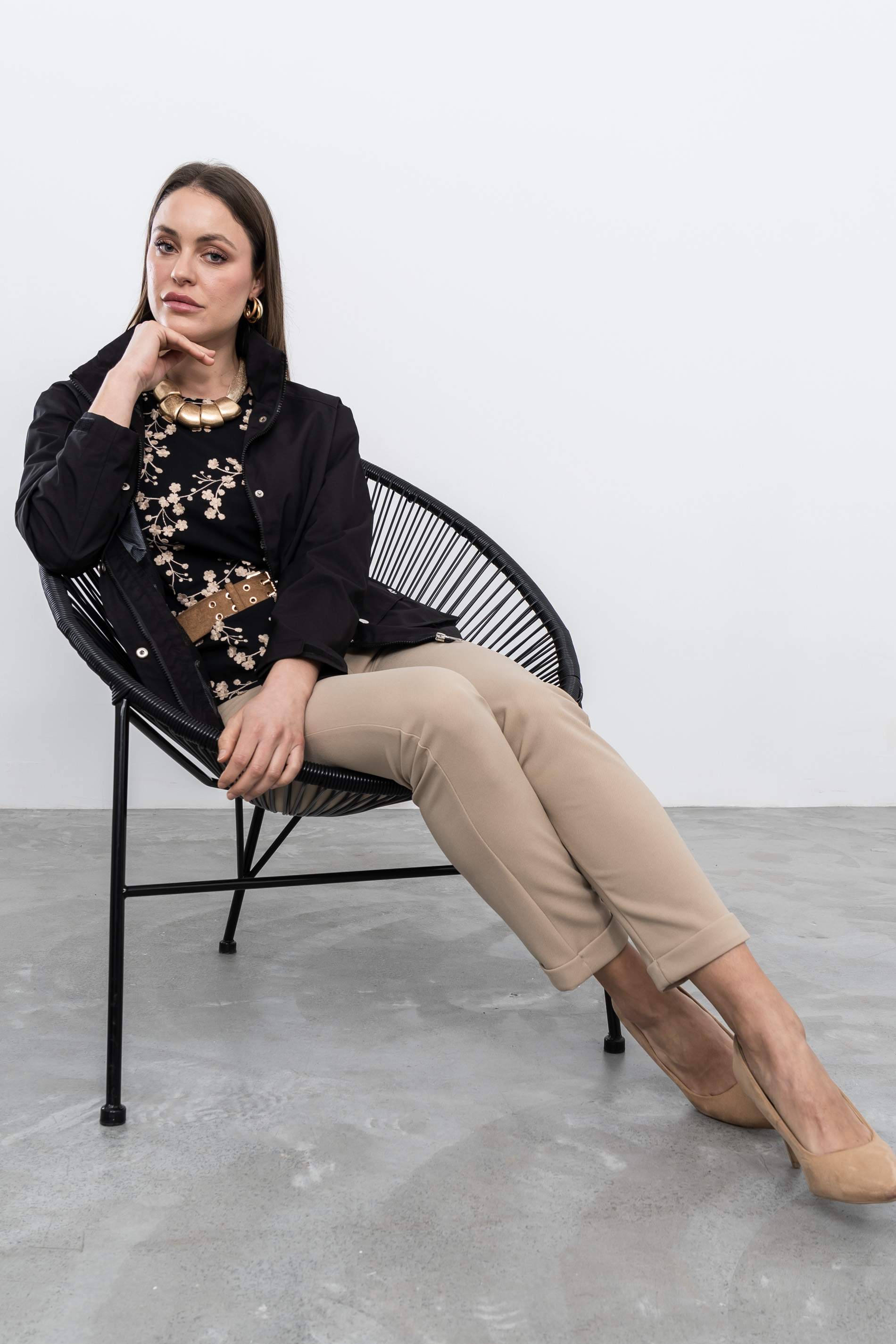 CORTAVIENTOS BOLSILLOS NEGRO