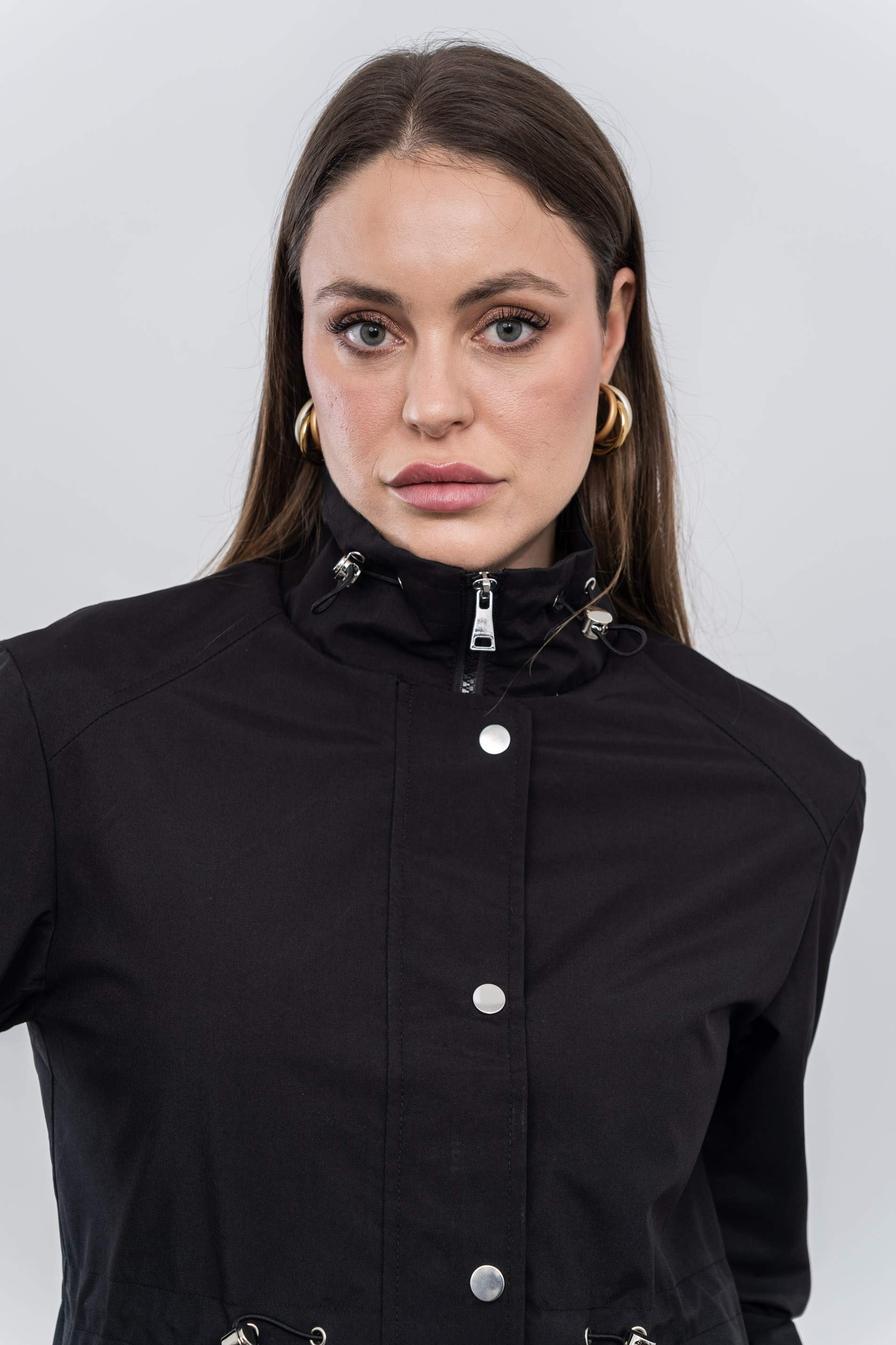 CORTAVIENTOS BOLSILLOS NEGRO