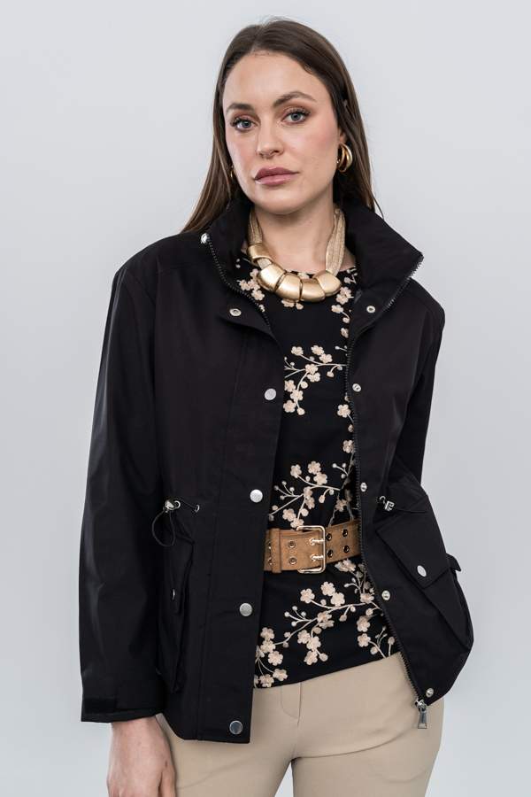 CORTAVIENTOS BOLSILLOS NEGRO