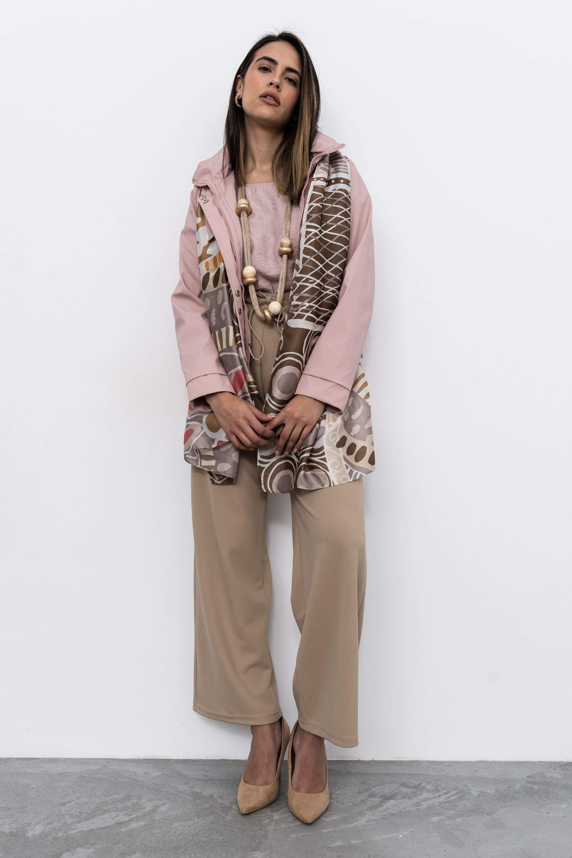 CORTAVIENTOS DOBLE CORCHETE ROSA