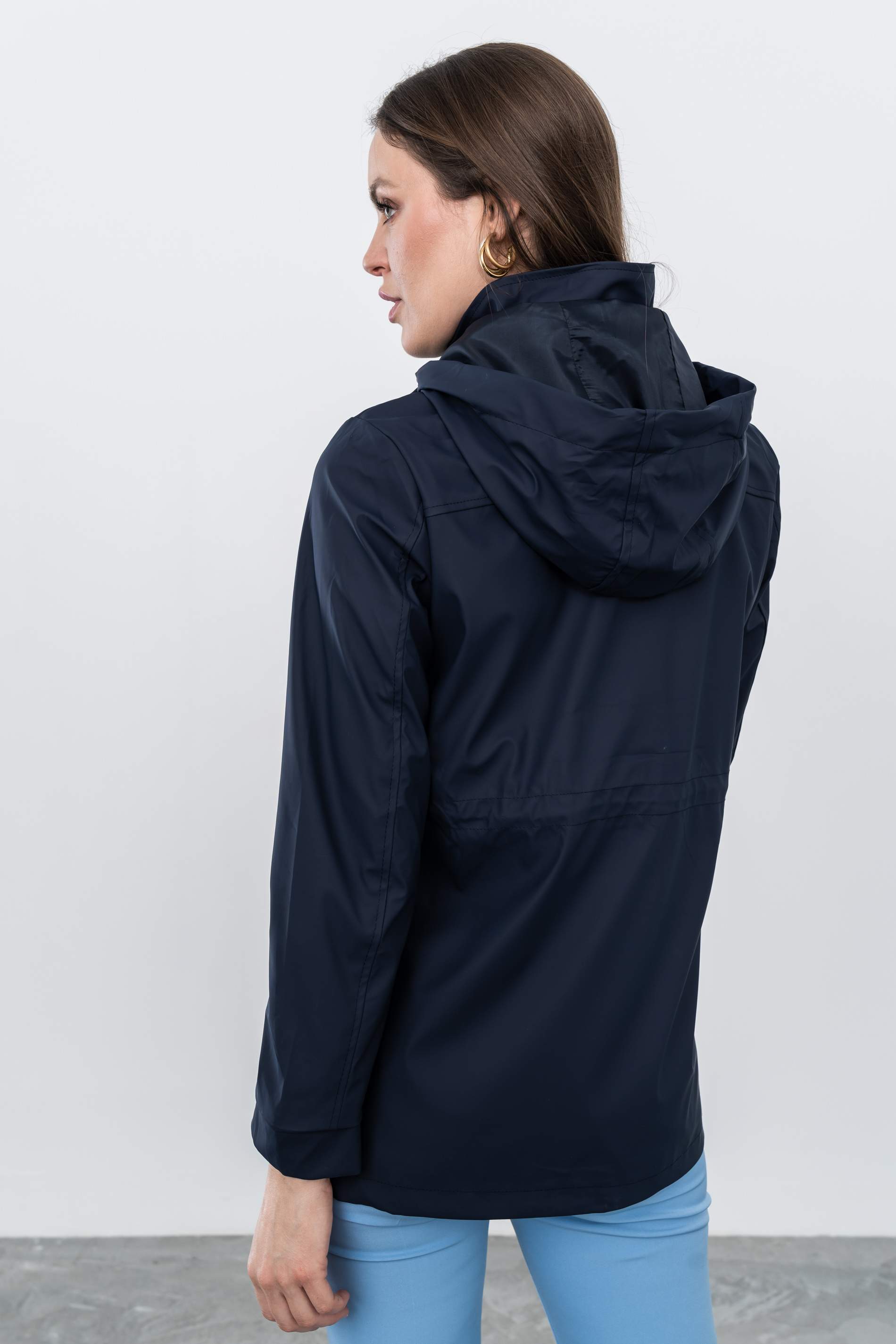 CORTAVIENTOS DOBLE CORCHETE MARINO