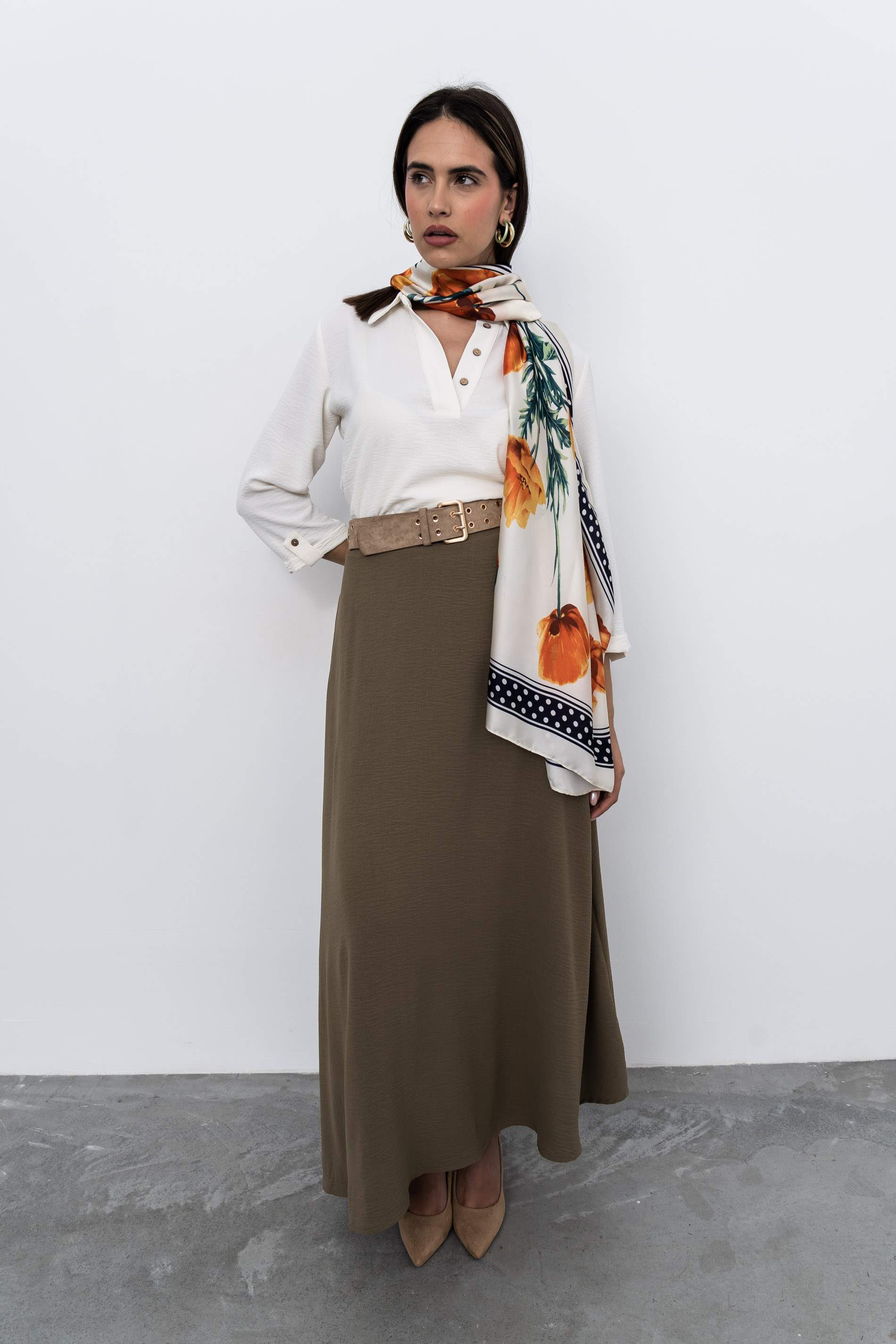 CINTURÓN EFECTO ANTE TACHAS TAUPE