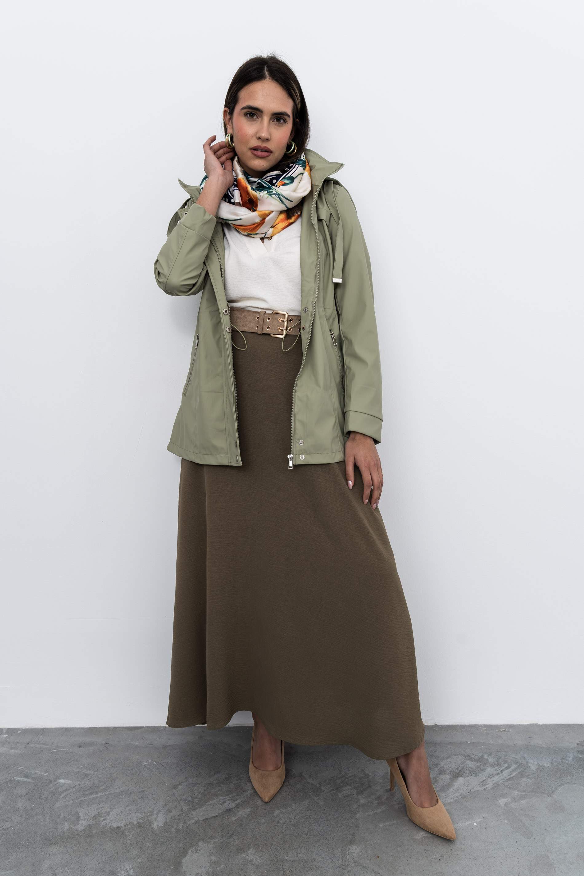 CINTURÓN EFECTO ANTE TACHAS TAUPE