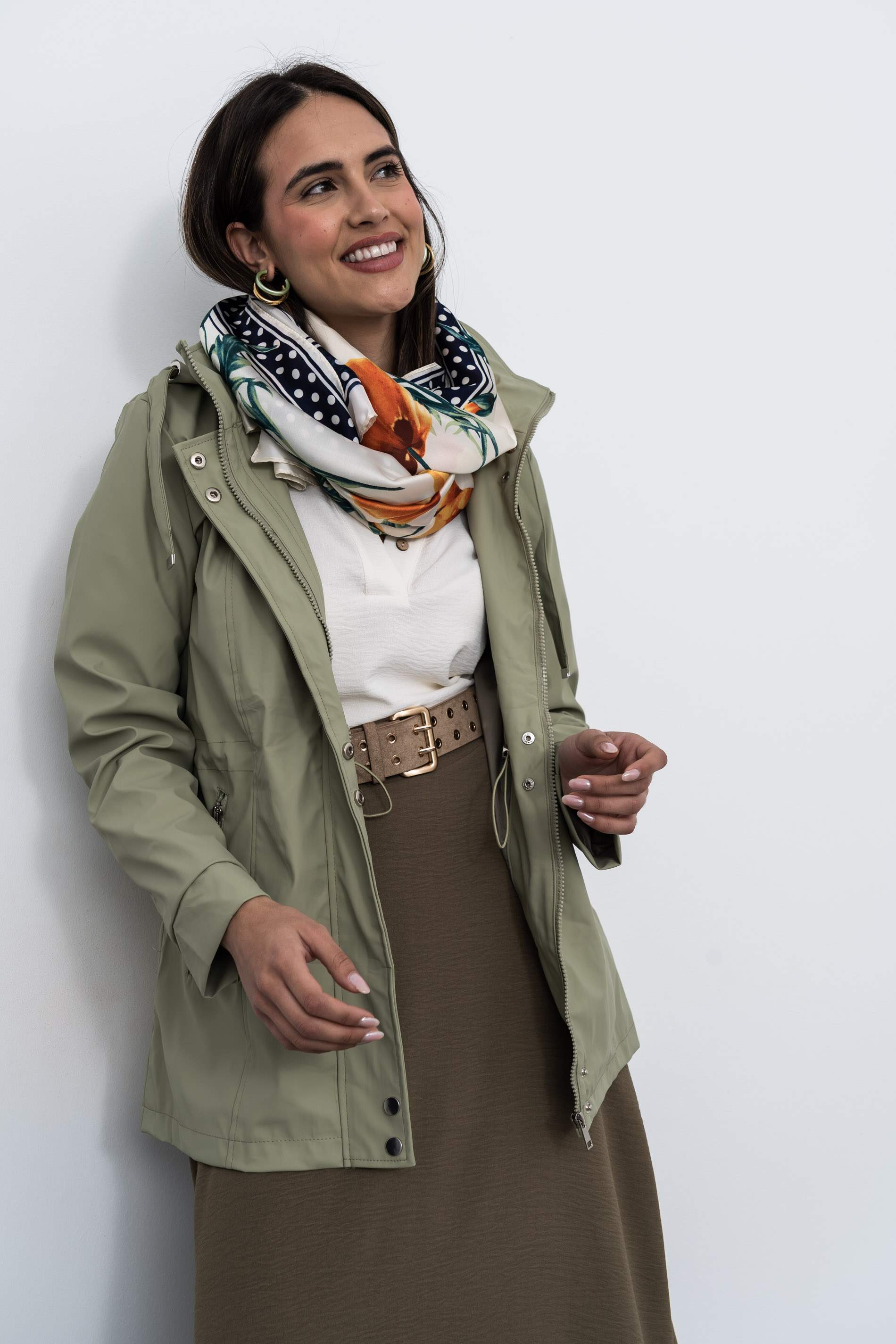 FOULARD EFECTO SEDA TOPOS