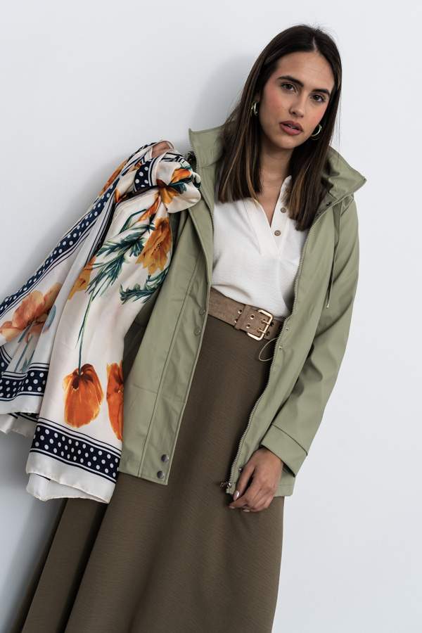 FOULARD EFECTO SEDA TOPOS