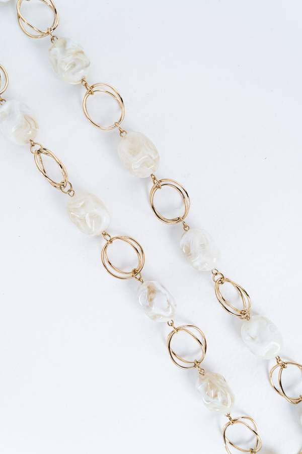 COLLAR LARGO COMBI METAL