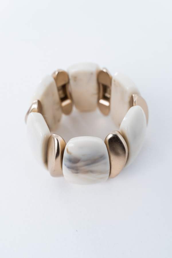 PULSERA COMBINADA MARFIL