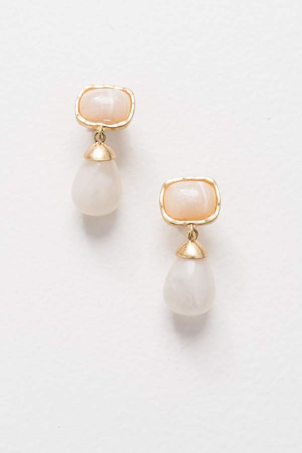 PENDIENTE LAGRIMA NACARADO