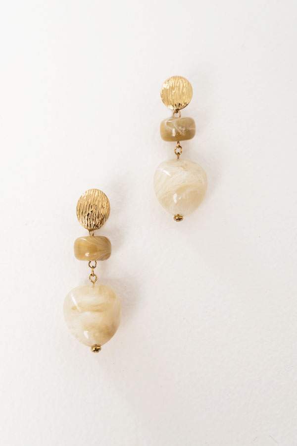 PENDIENTES PIEDRAS COMBINADAS