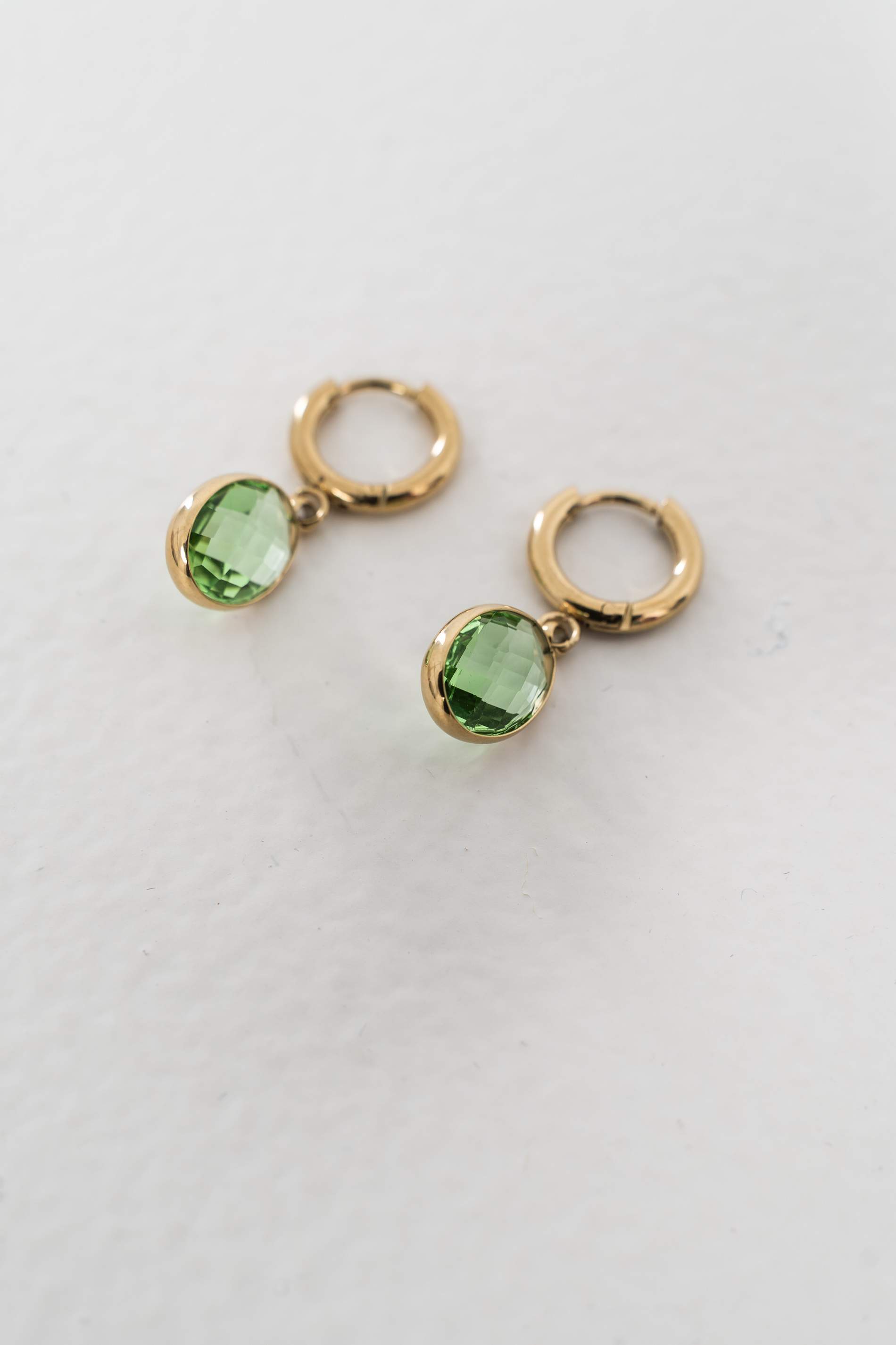 PENDIENTE CRISTAL VERDE