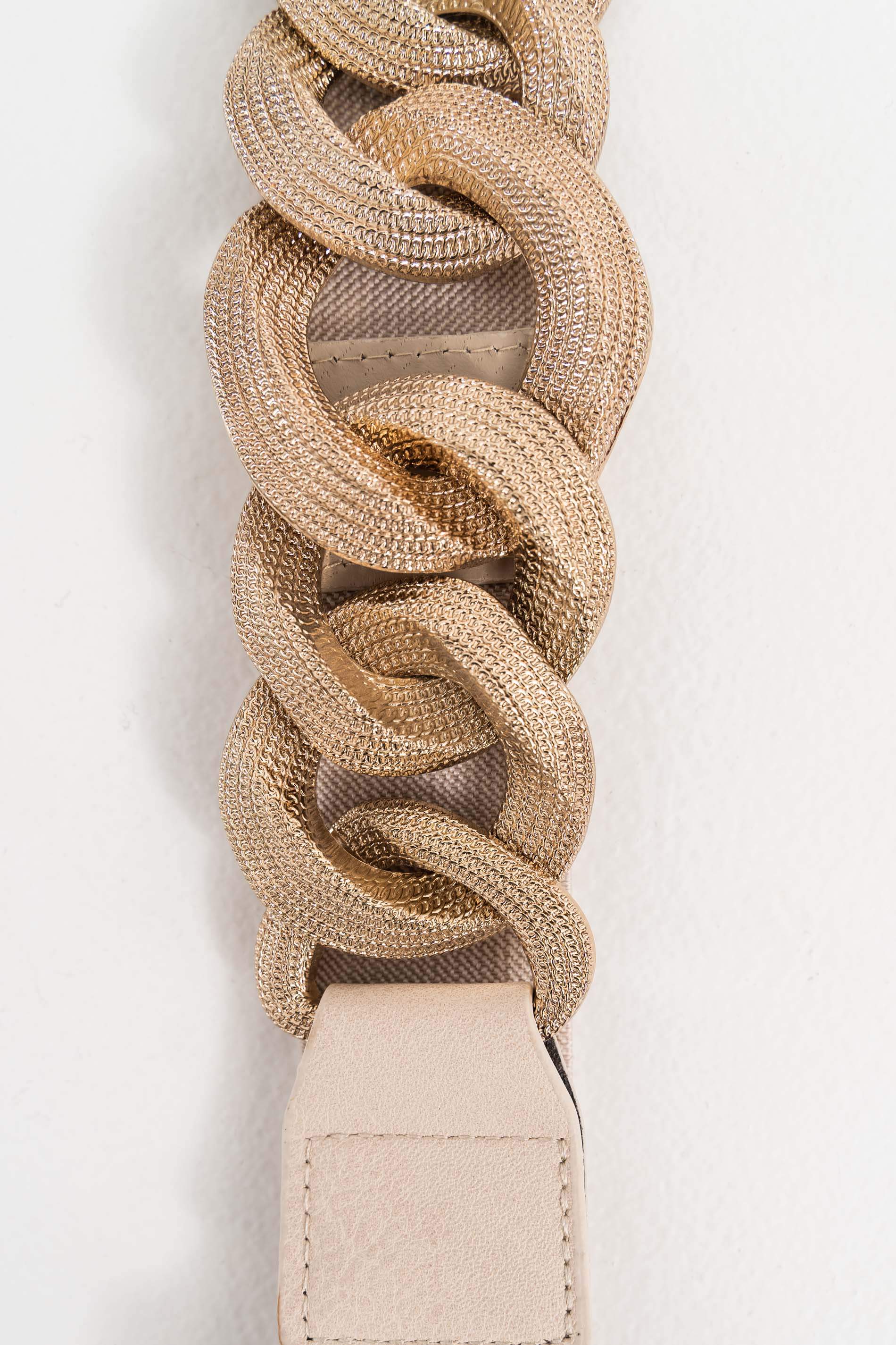 CINTURÓN ELÁSTICO CADENA TEXTURA