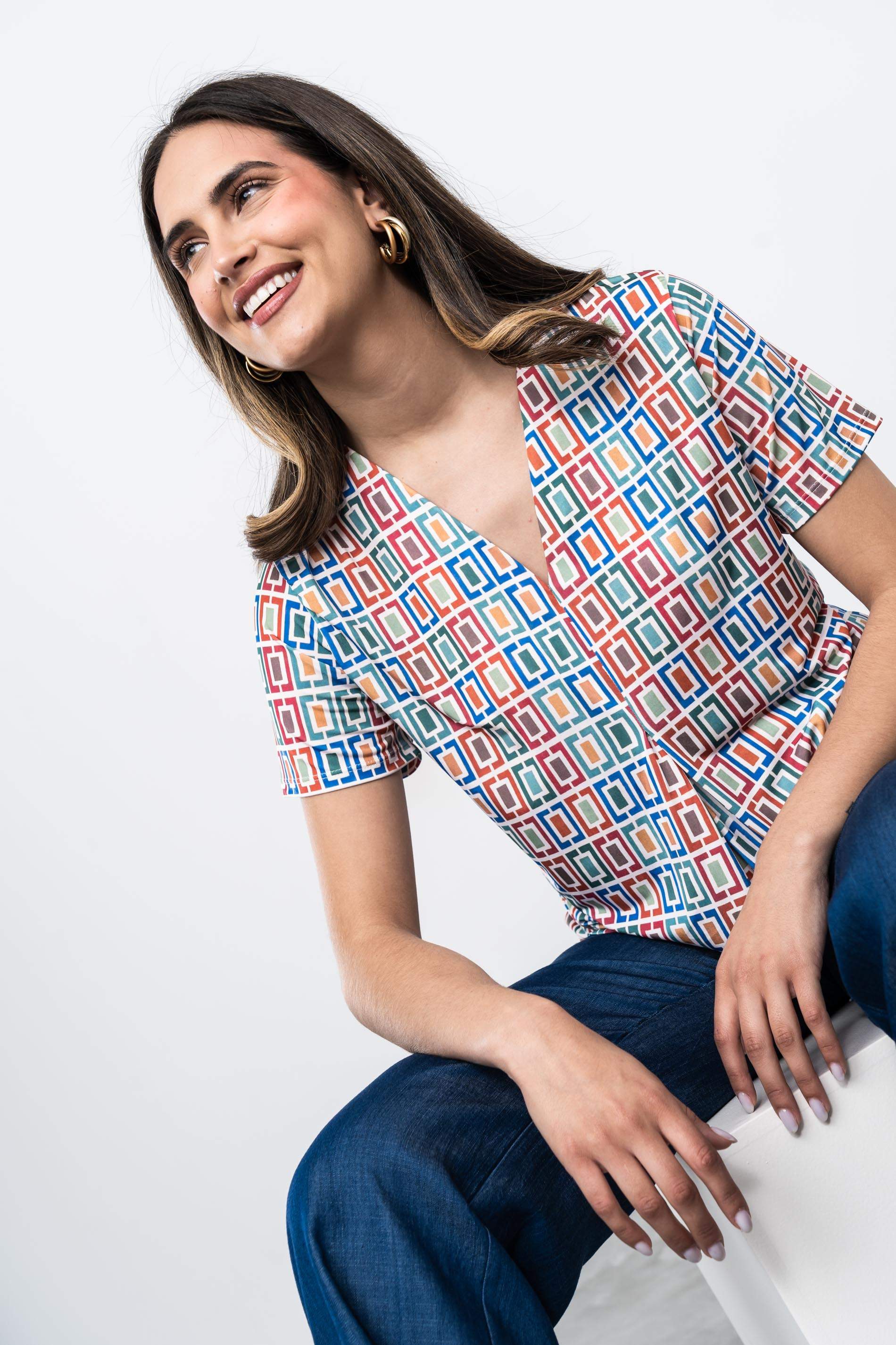 CAMISETA FUELLE CUADROS