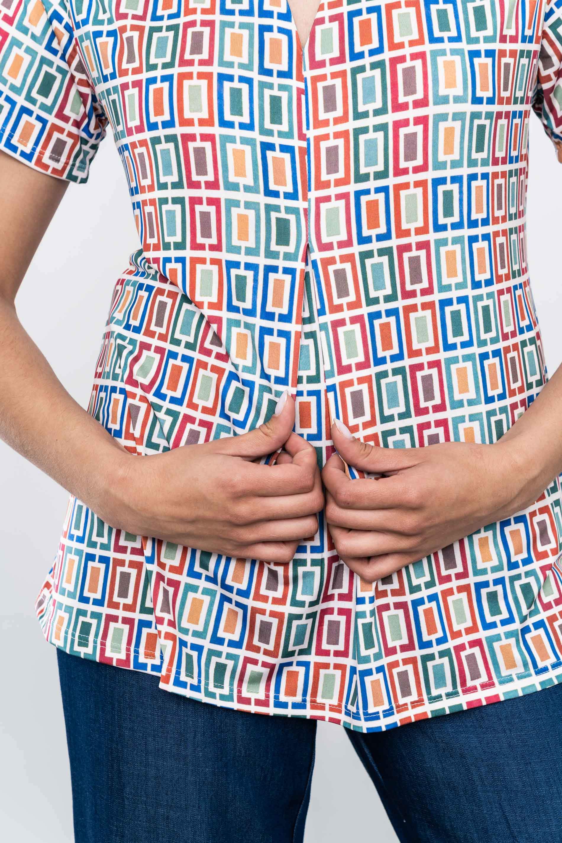 CAMISETA FUELLE CUADROS