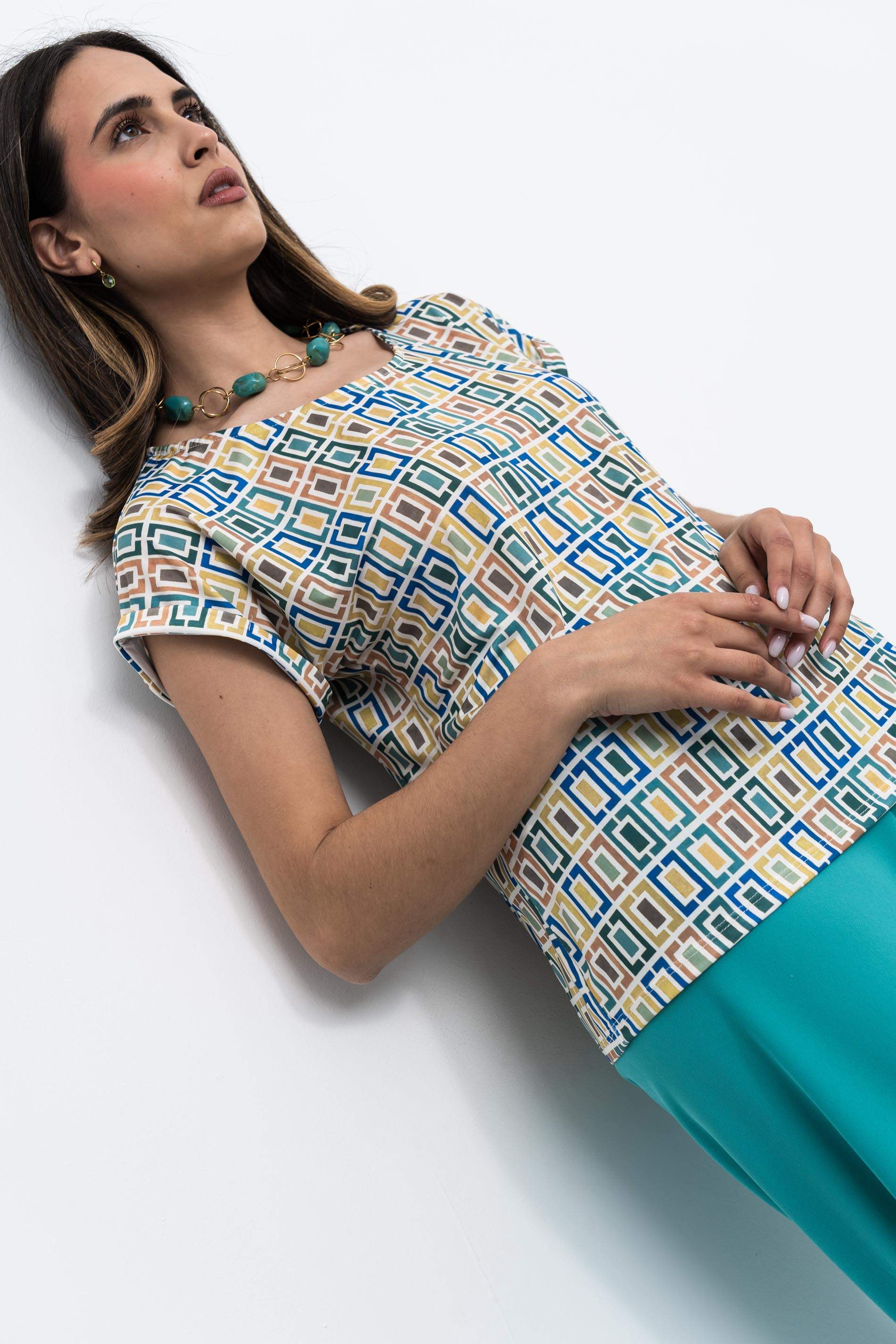 CAMISETA CUADROS M/VUELTA