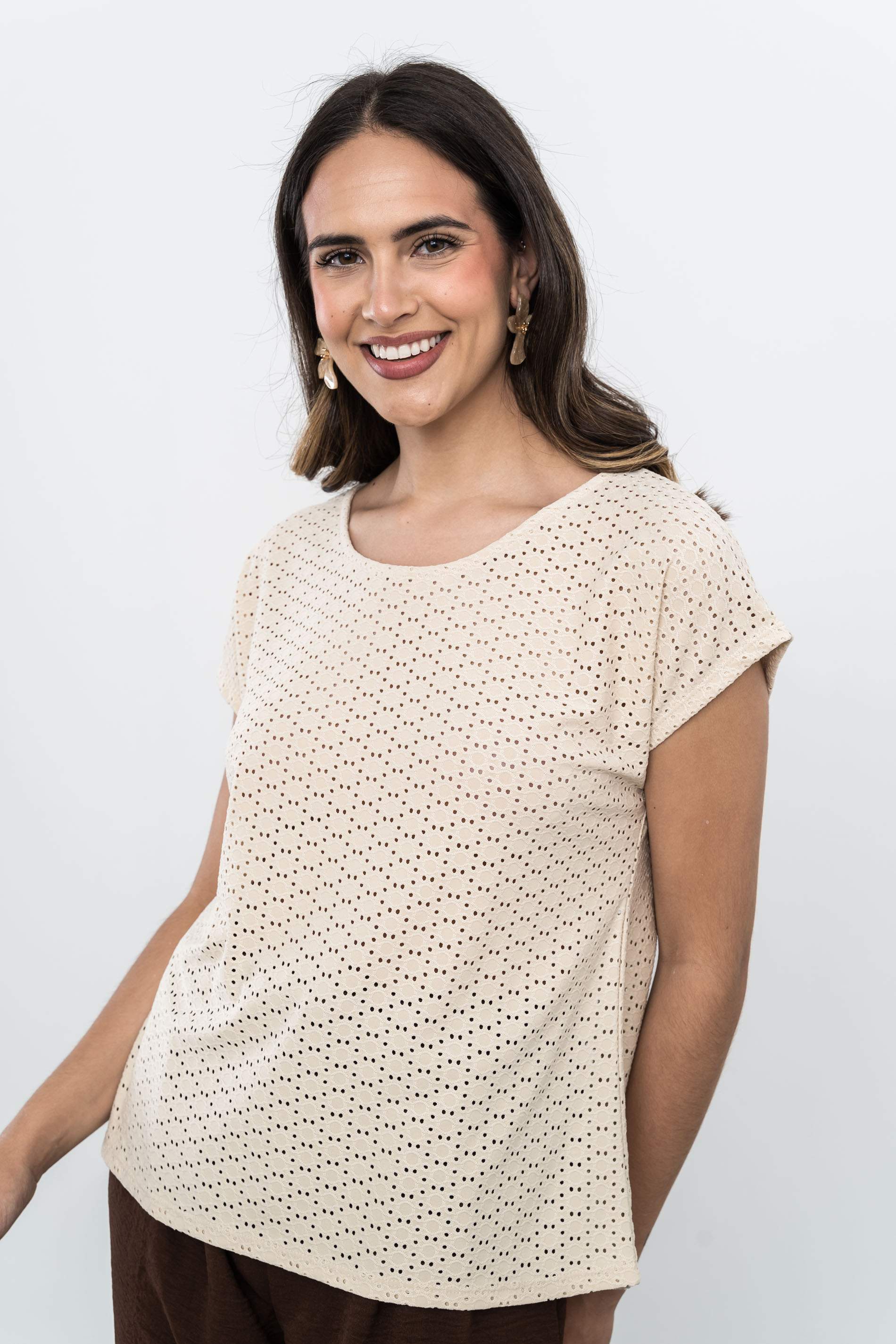 CAMISETA CALADOS CRUDO