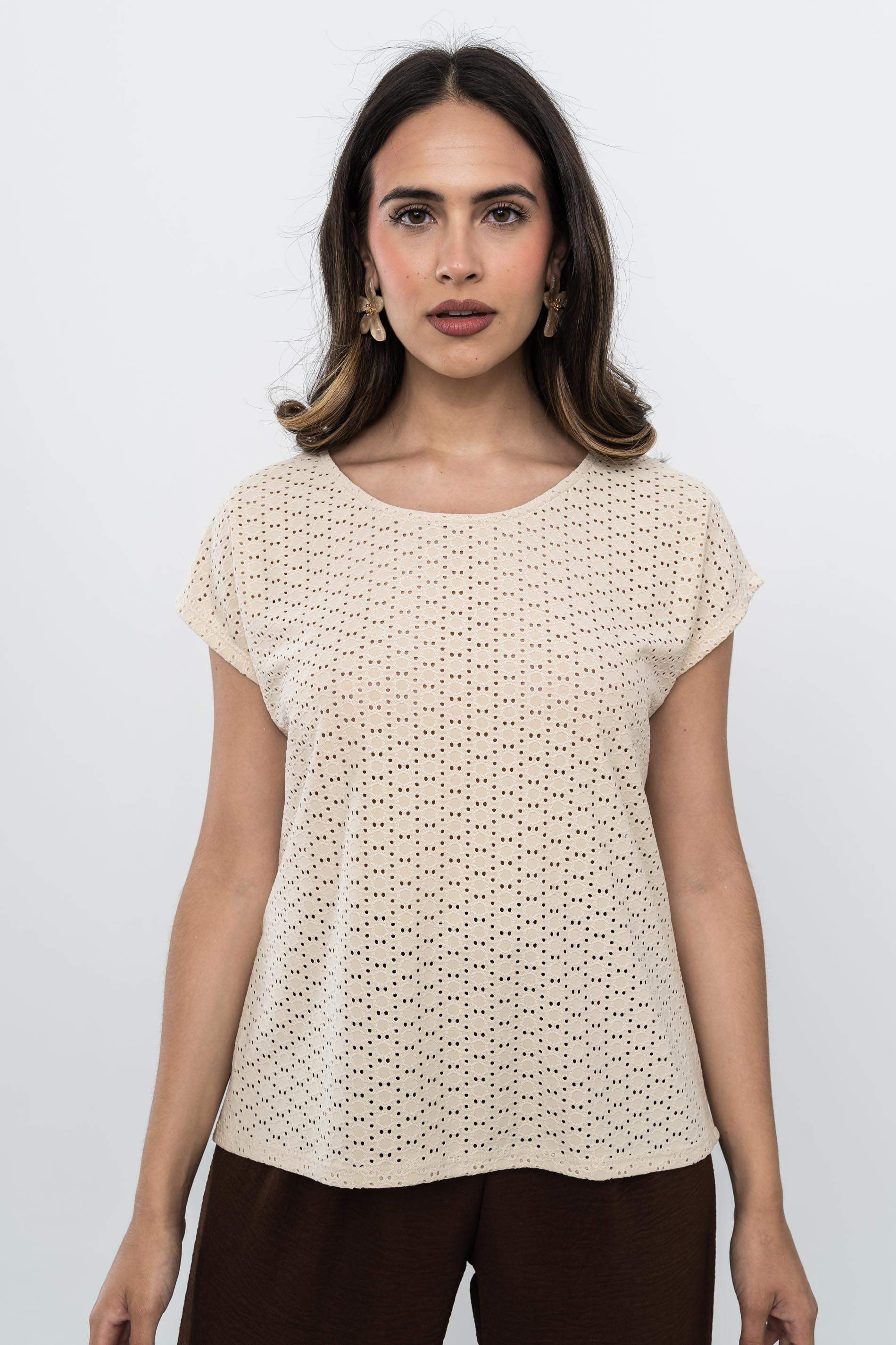 CAMISETA CALADOS CRUDO