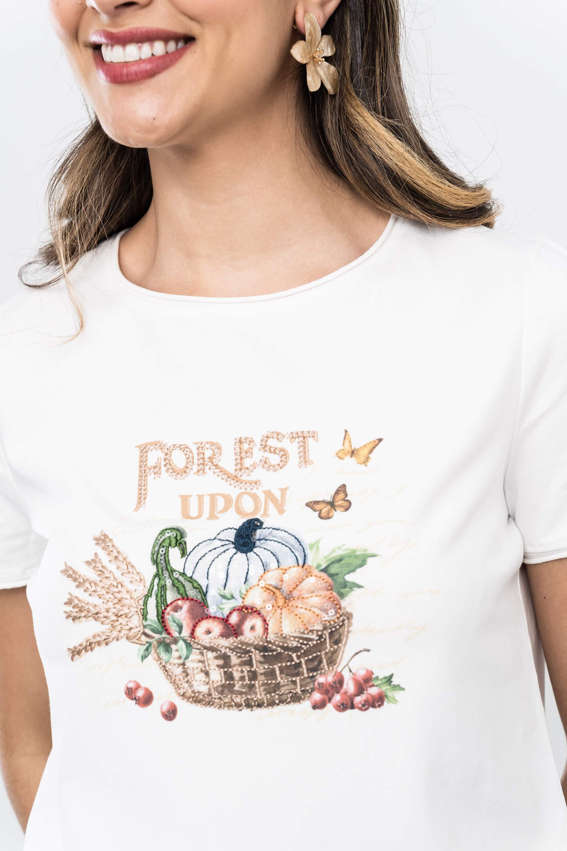 CAMISETA FOREST CRUDO