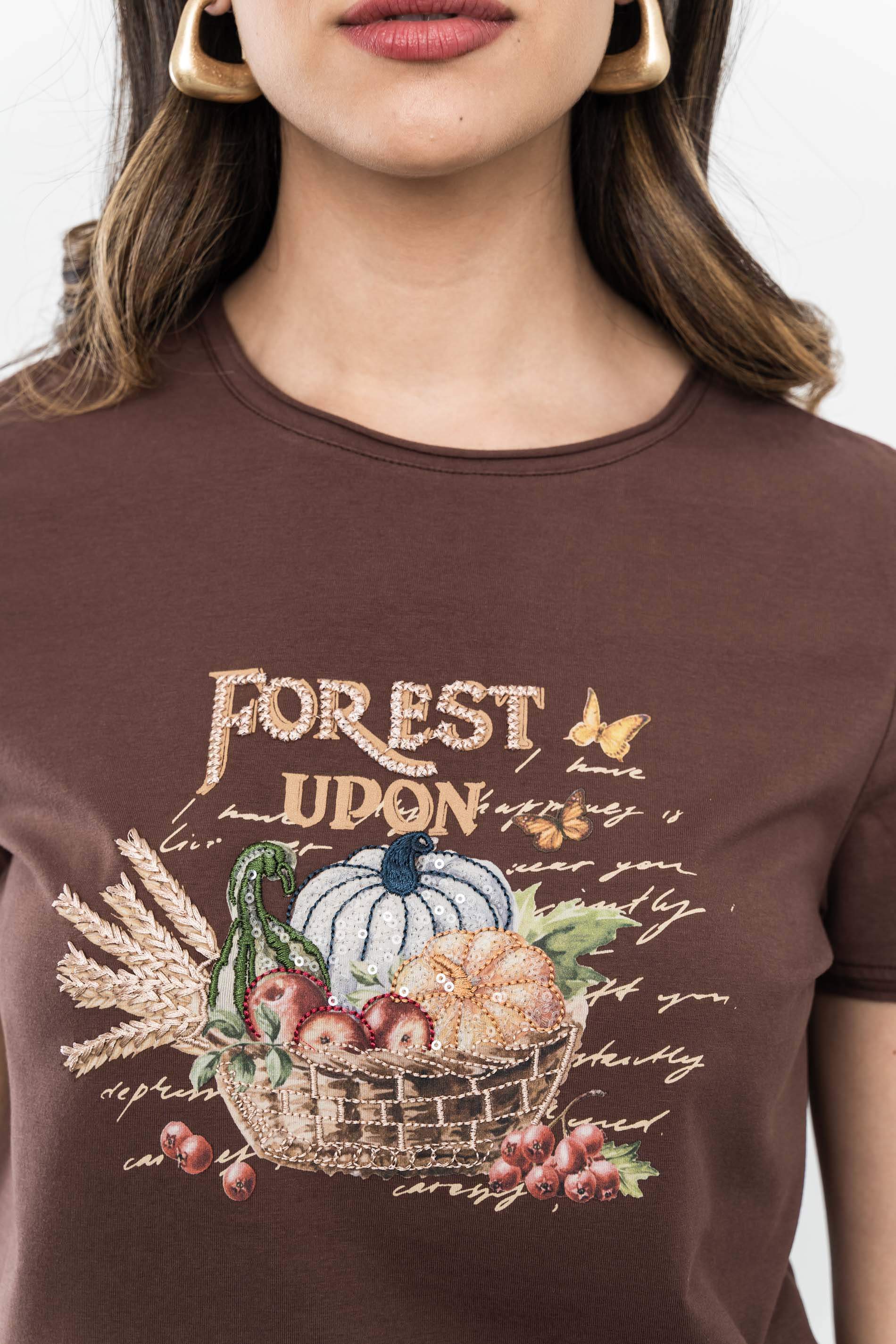 CAMISETA FOREST CHOCOLATE