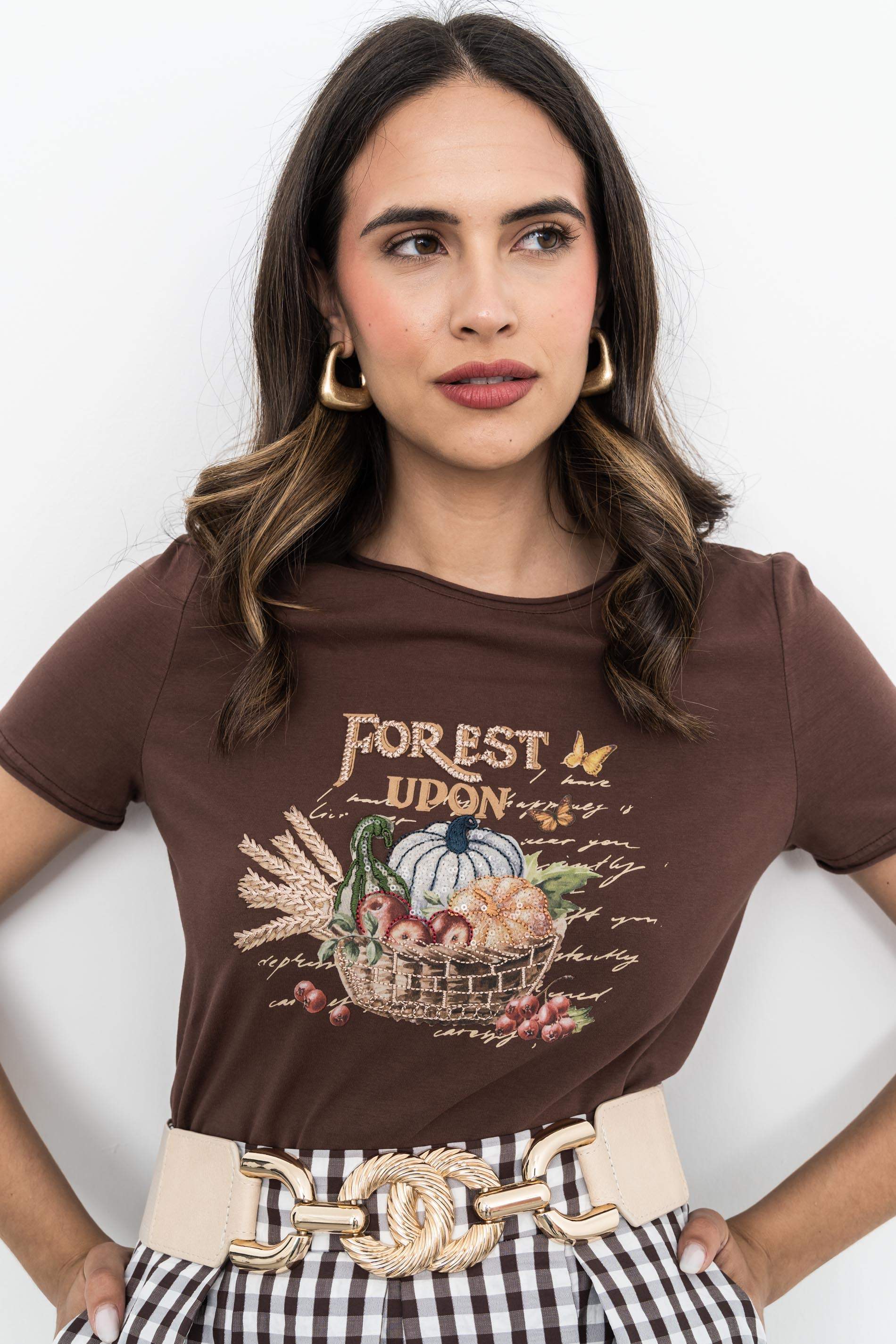 CAMISETA FOREST CHOCOLATE