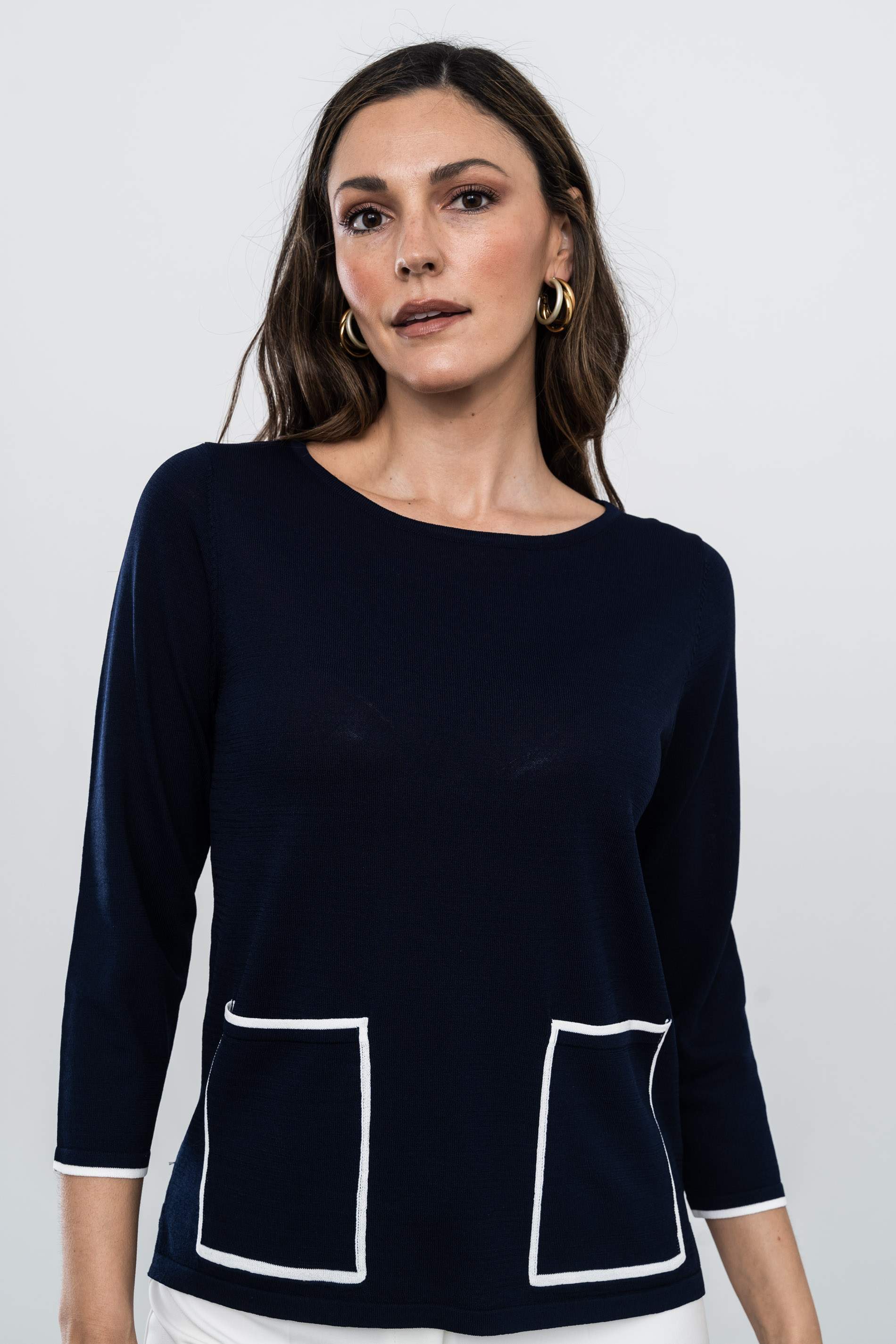 JERSEY BOLSILLOS VIVOS MARINO