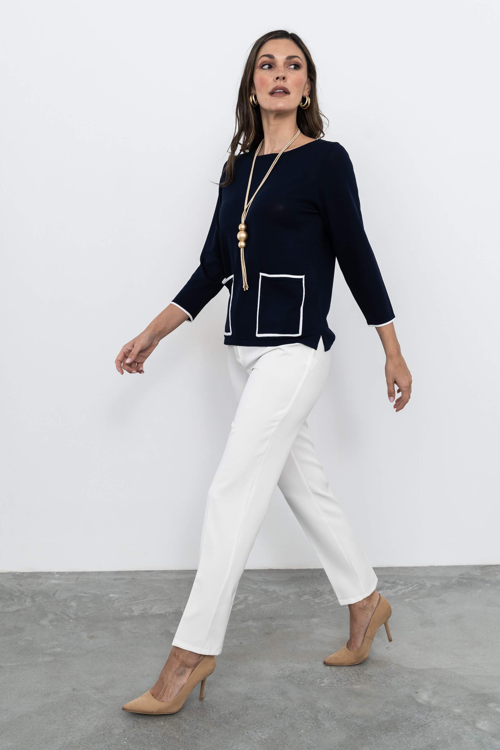 JERSEY BOLSILLOS VIVOS MARINO