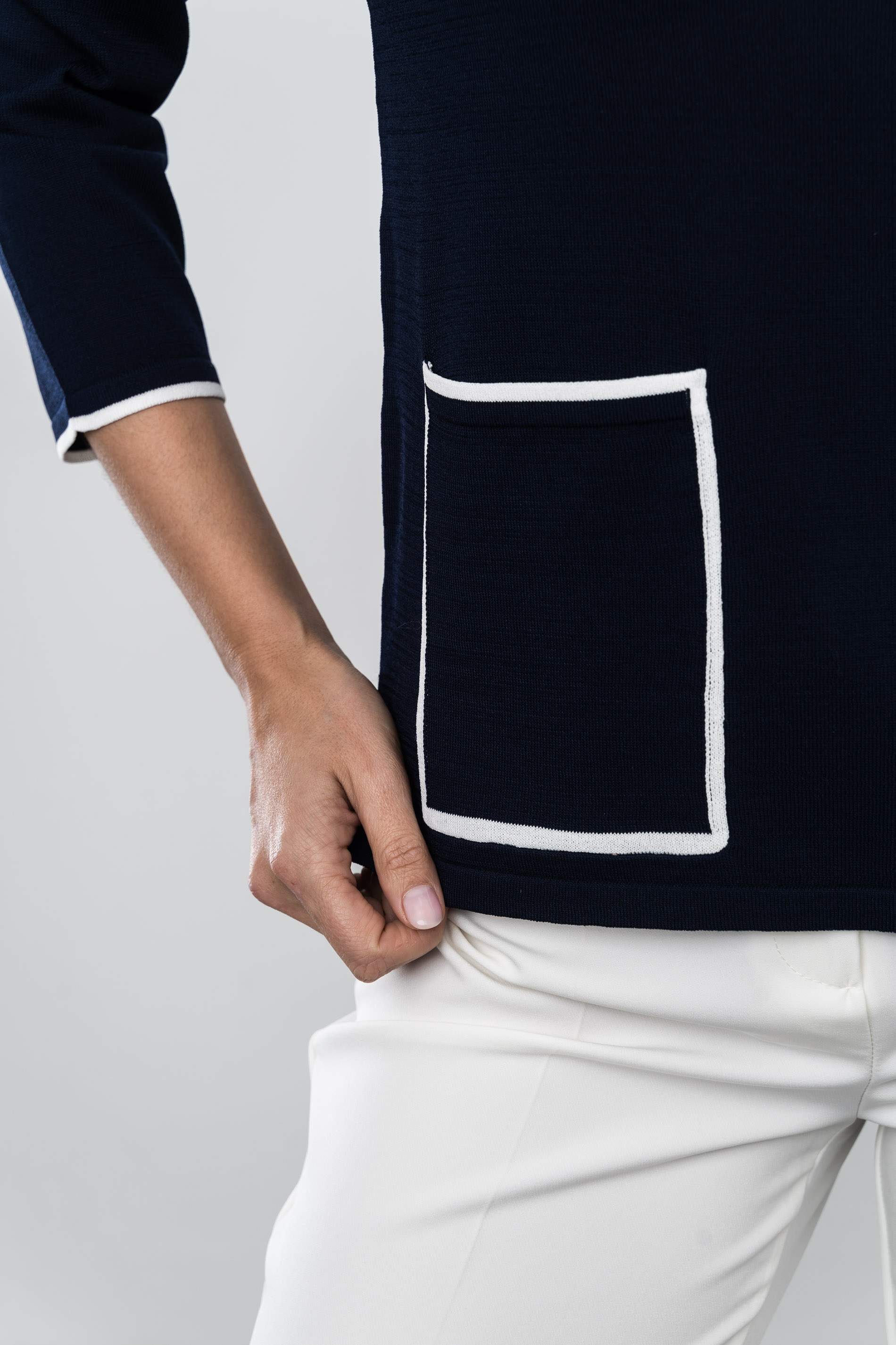 JERSEY BOLSILLOS VIVOS MARINO