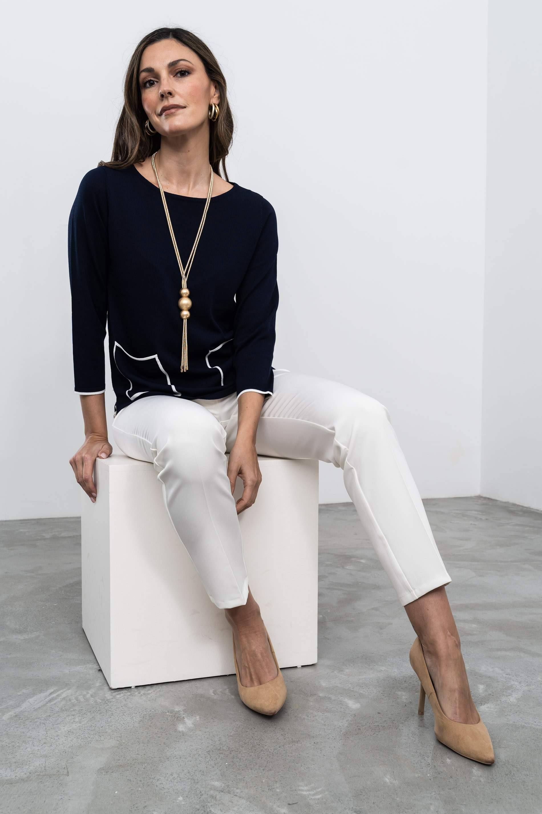 JERSEY BOLSILLOS VIVOS MARINO