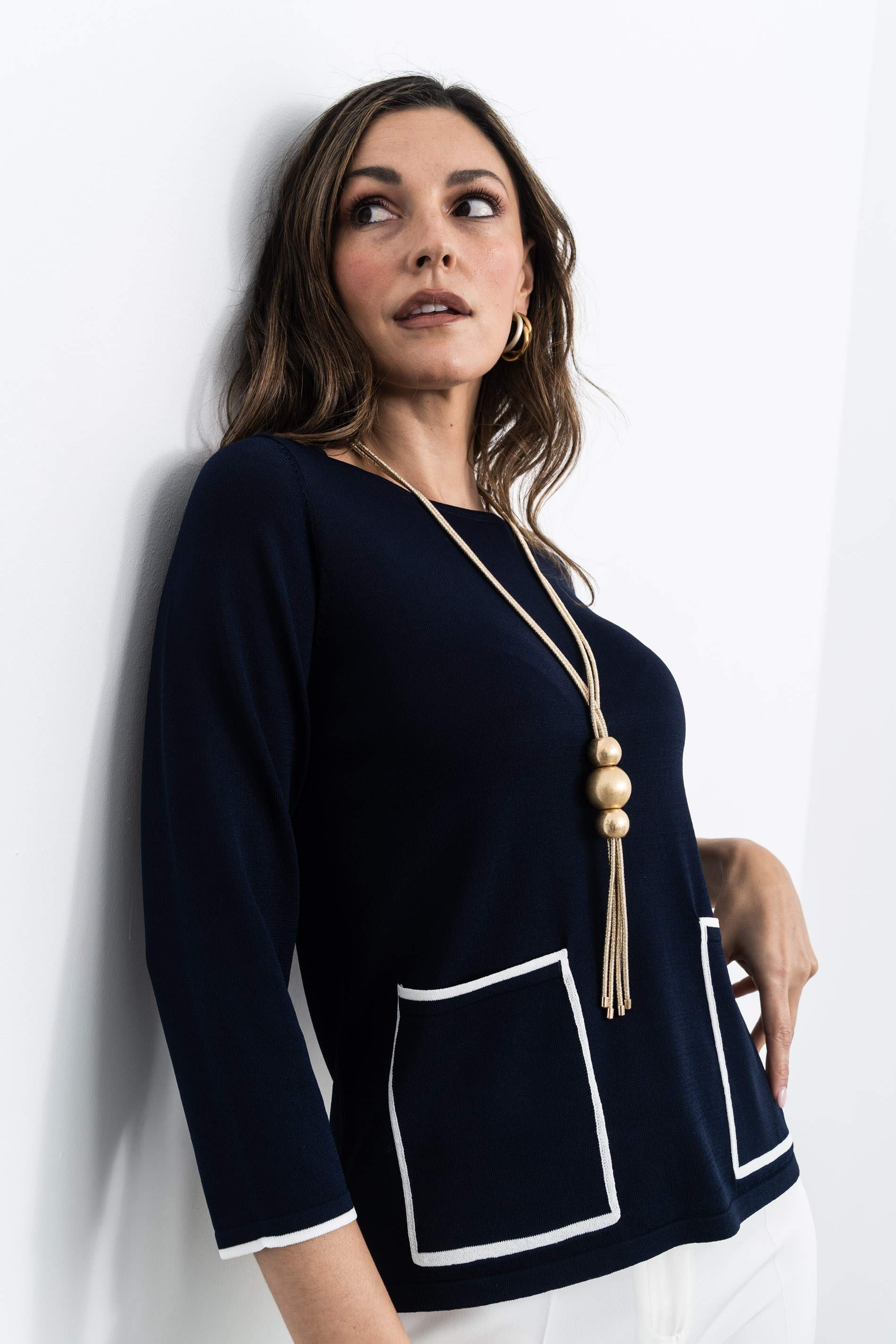 JERSEY BOLSILLOS VIVOS MARINO