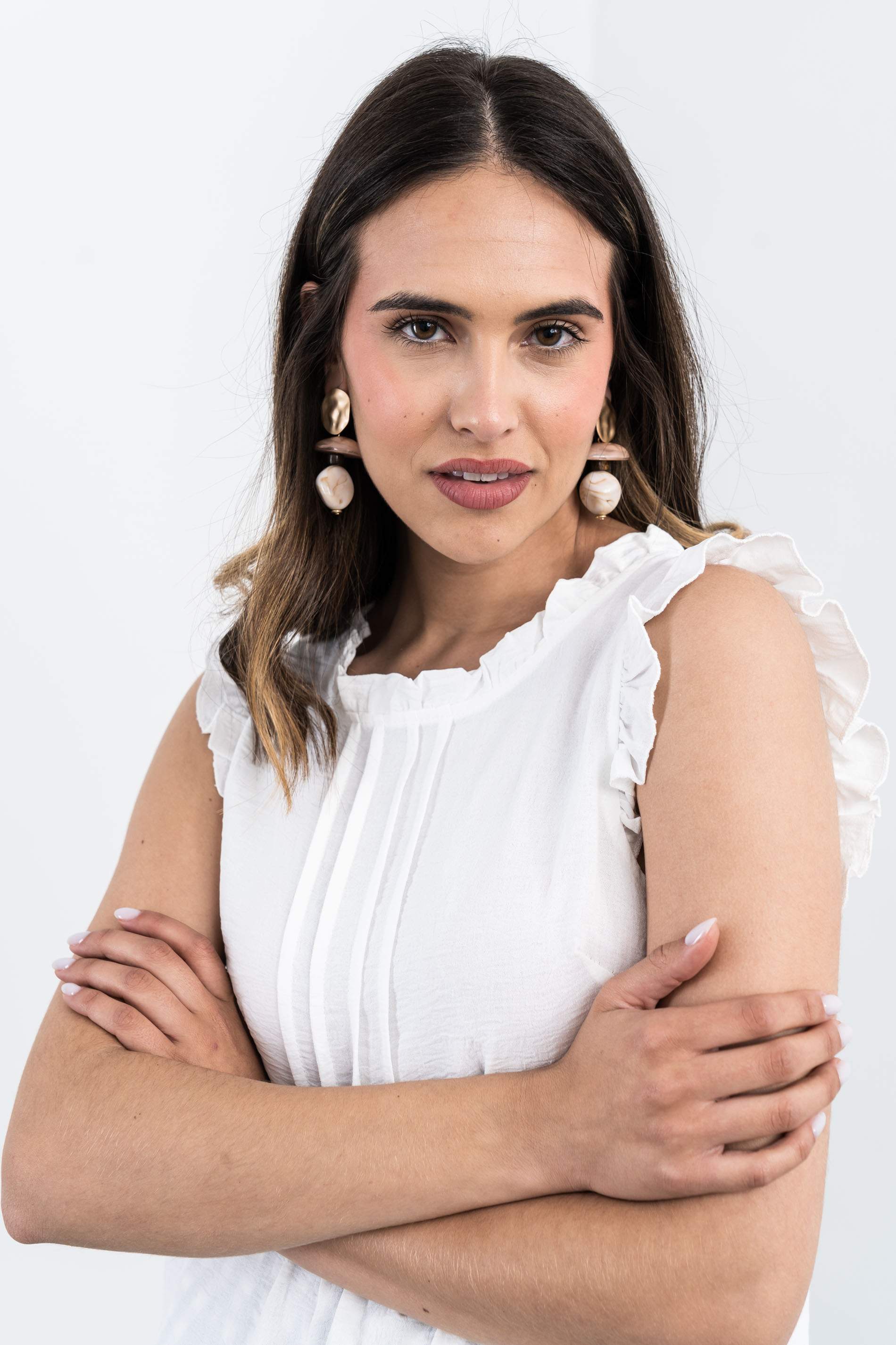 BLUSA VOLANTITO SISAS CRUDO