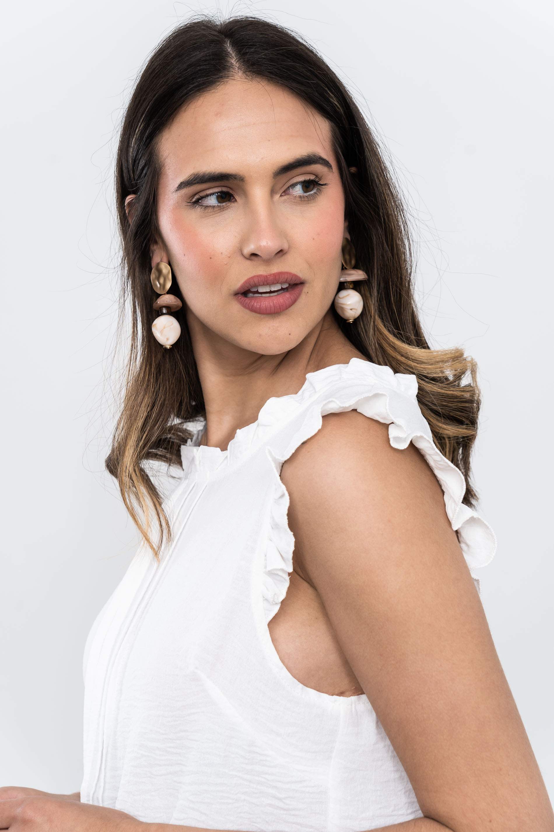 BLUSA VOLANTITO SISAS CRUDO