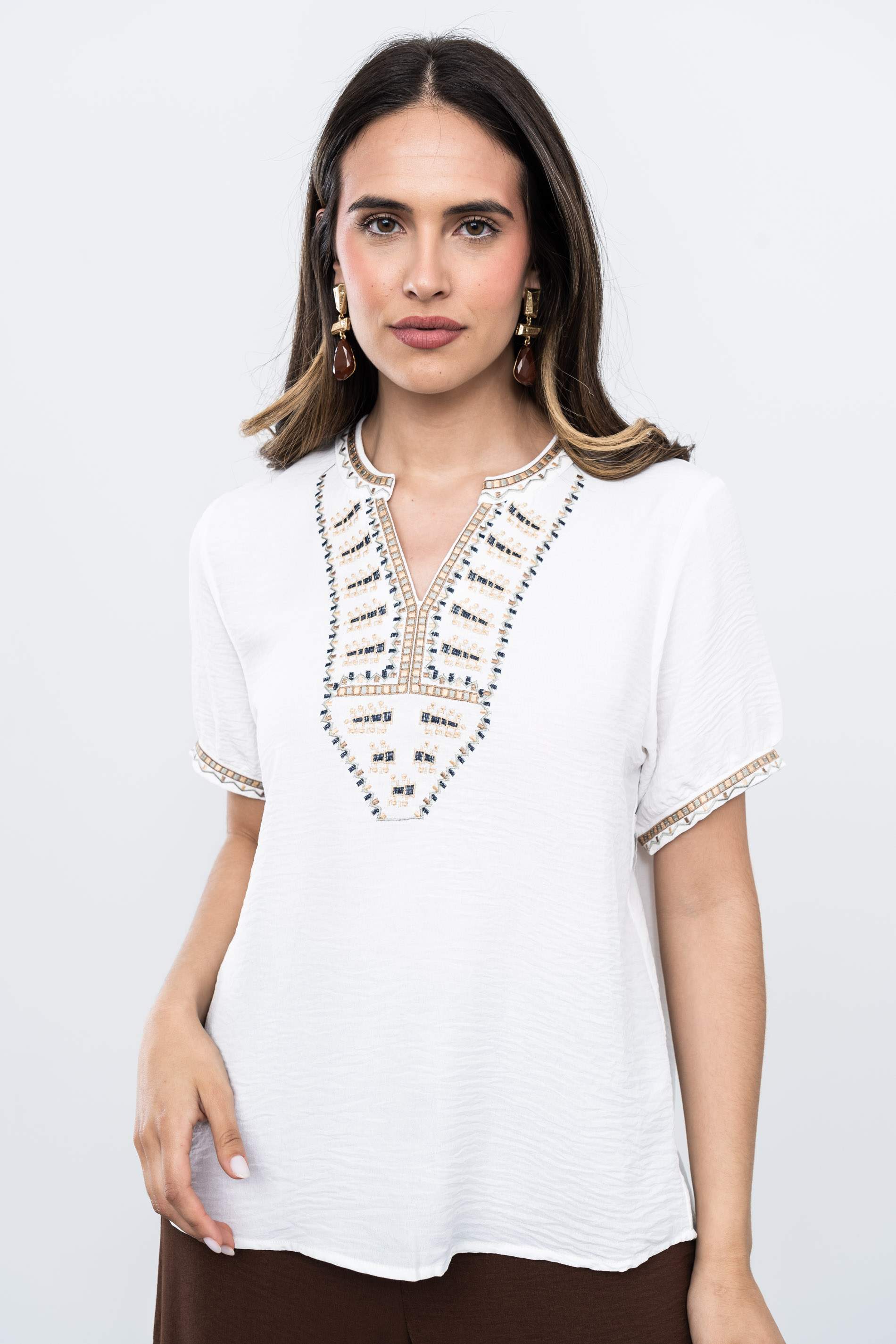 BLUSA BORDADOS ÉTNICO