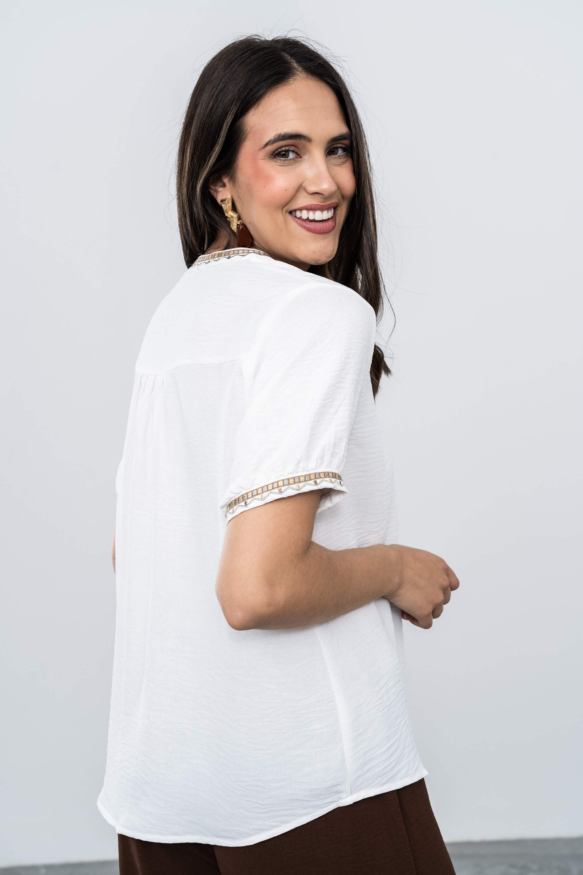 BLUSA BORDADOS ÉTNICO