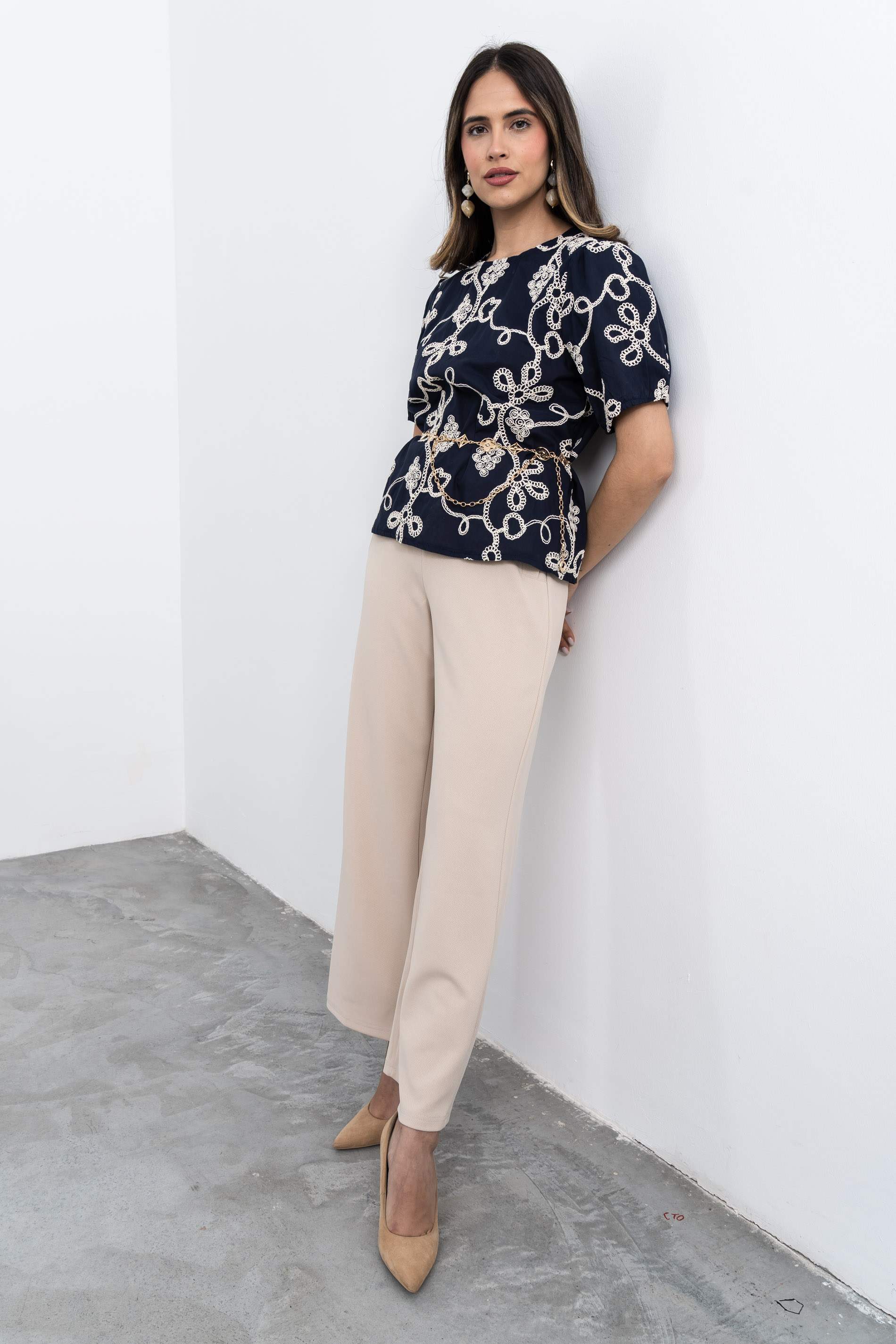 BLUSA BORDADO CORDÓN