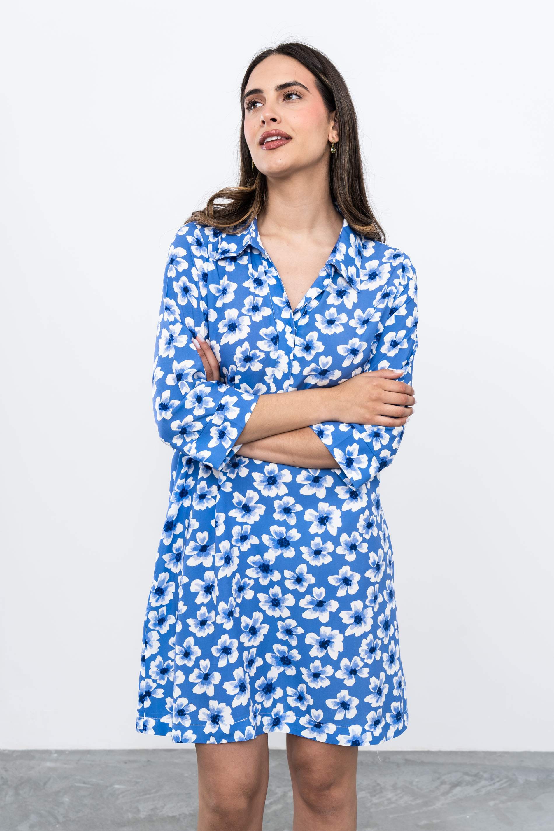 VESTIDO CAMISERO FLORAL