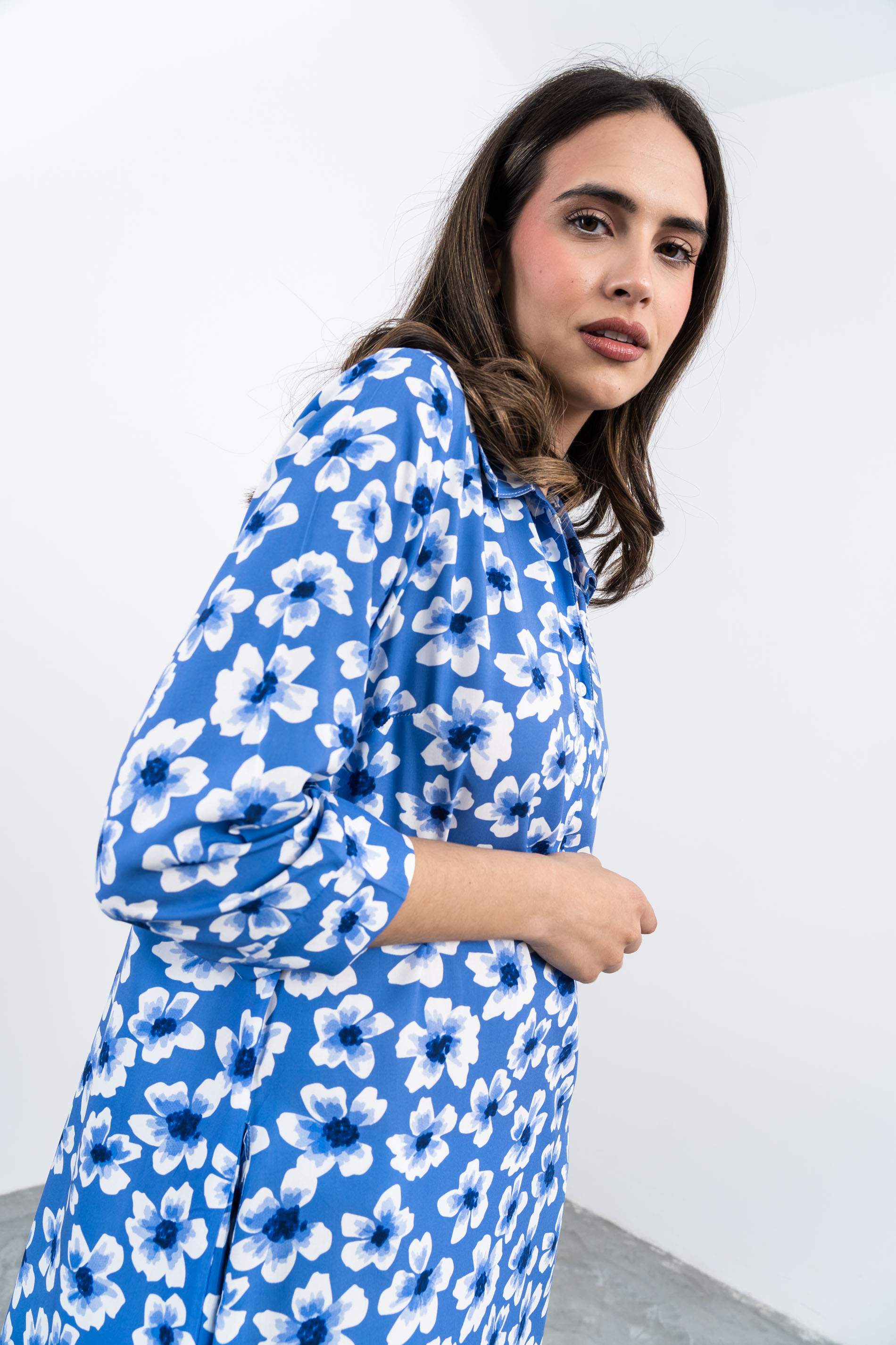 VESTIDO CAMISERO FLORAL