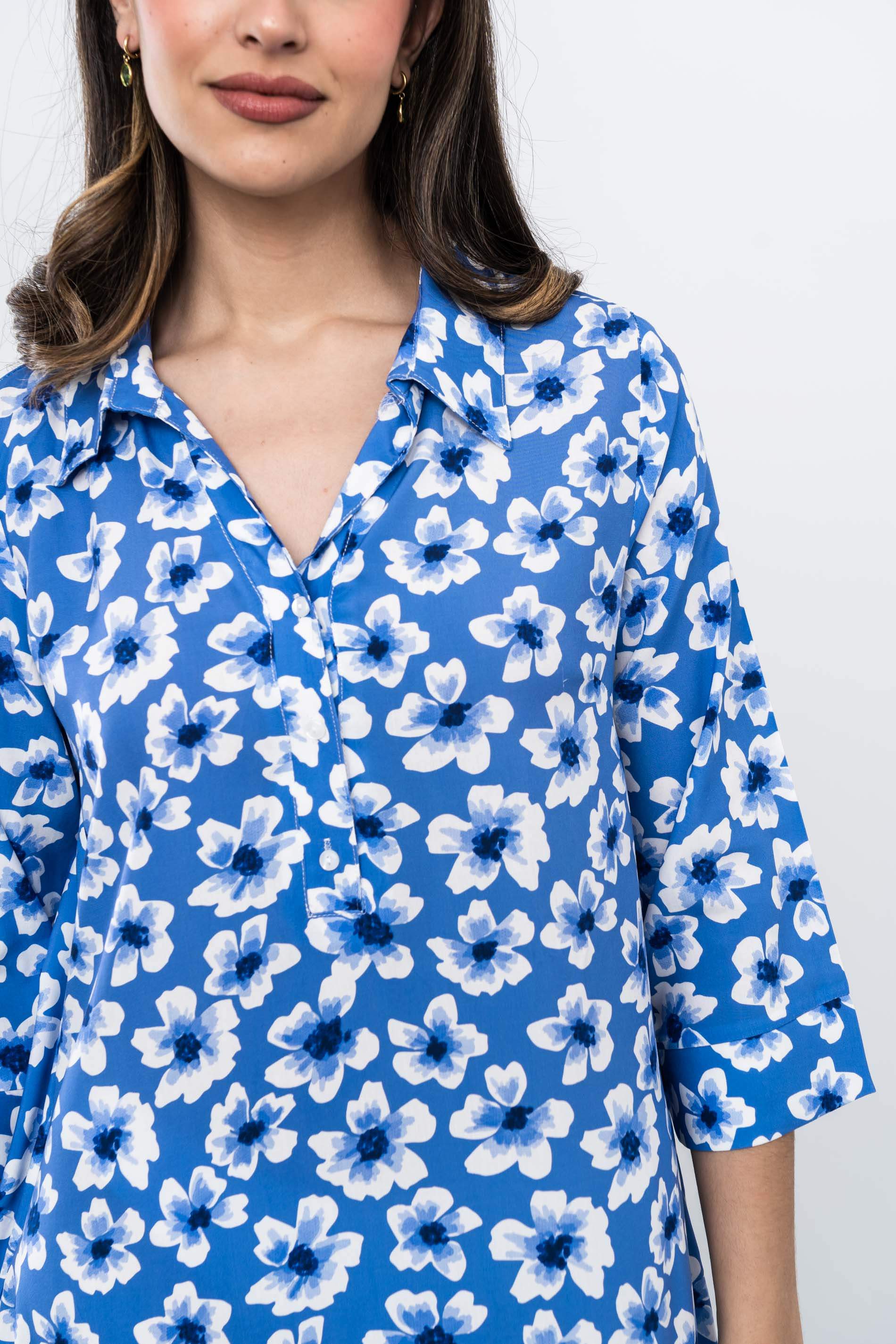 VESTIDO CAMISERO FLORAL