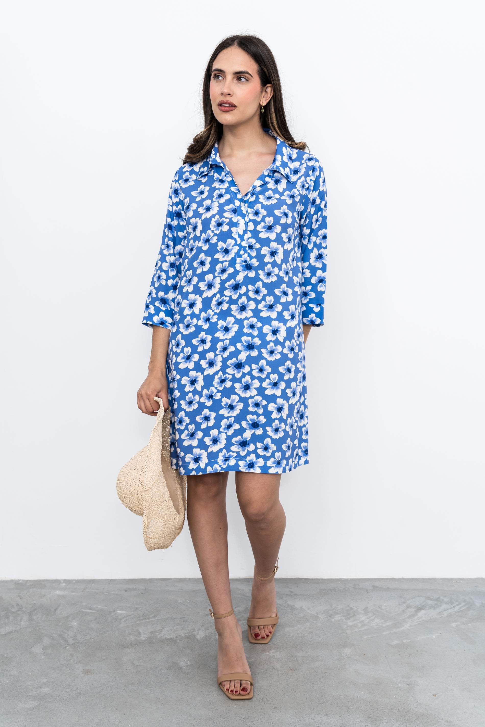 VESTIDO CAMISERO FLORAL