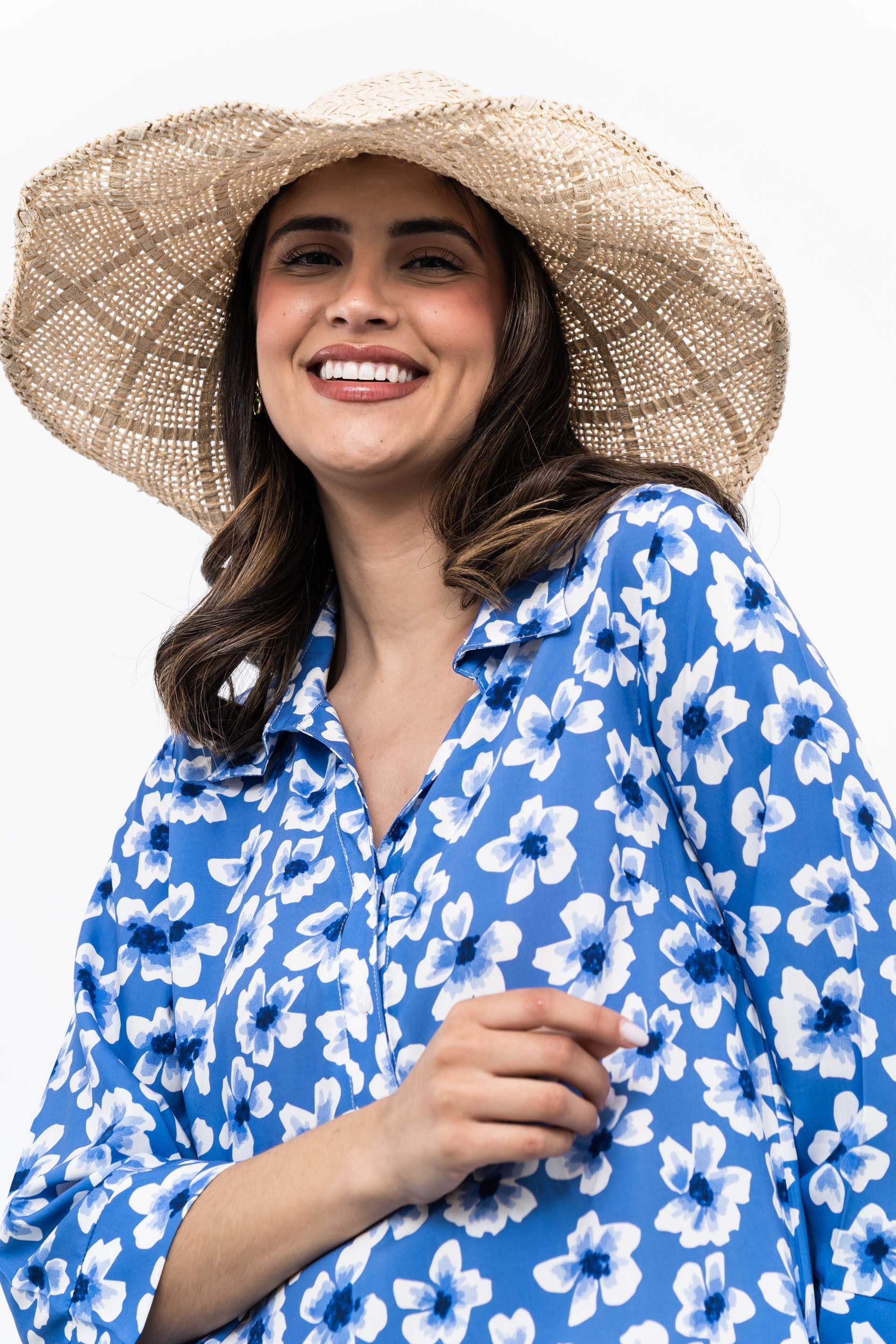 VESTIDO CAMISERO FLORAL