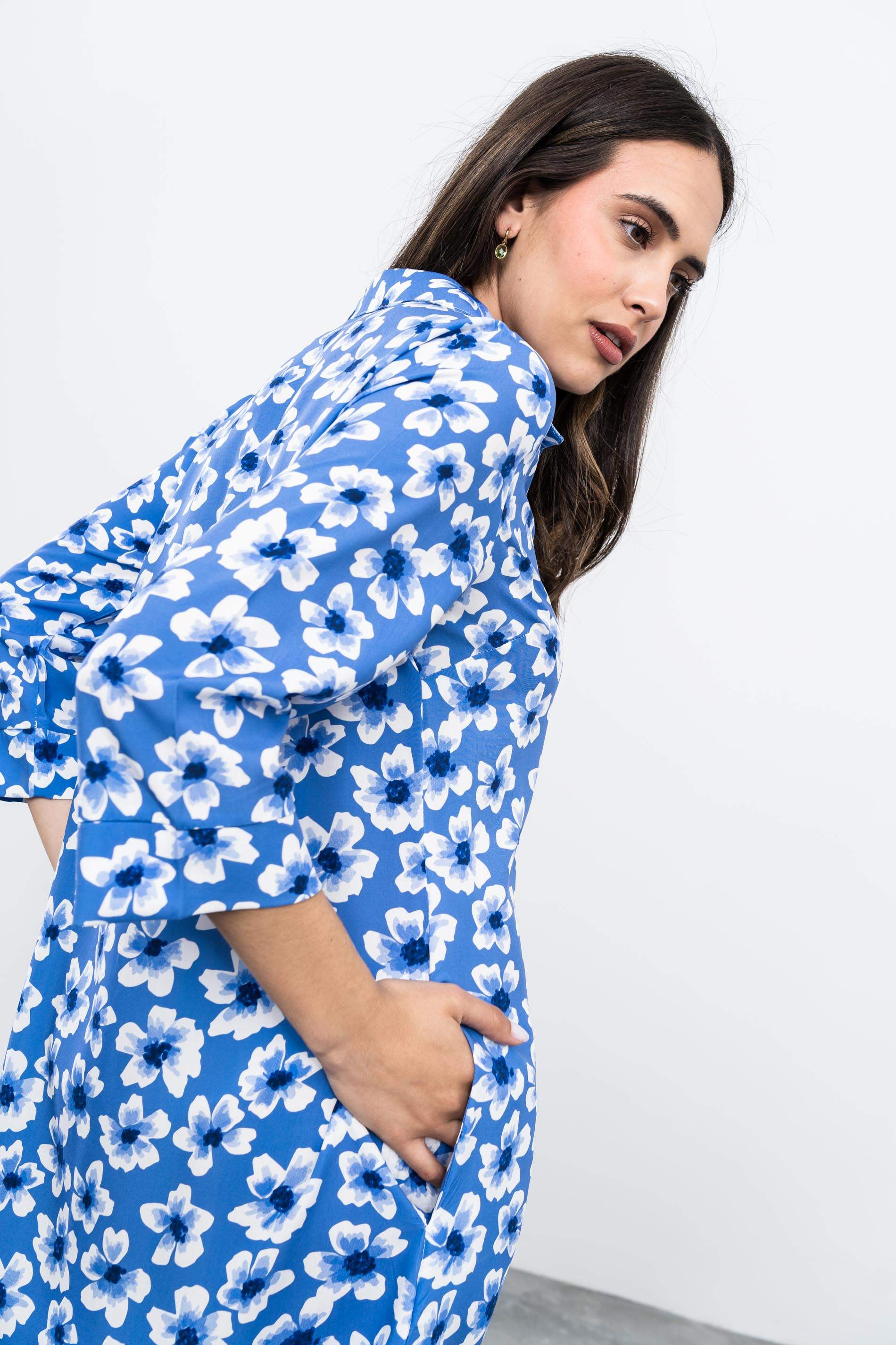 VESTIDO CAMISERO FLORAL